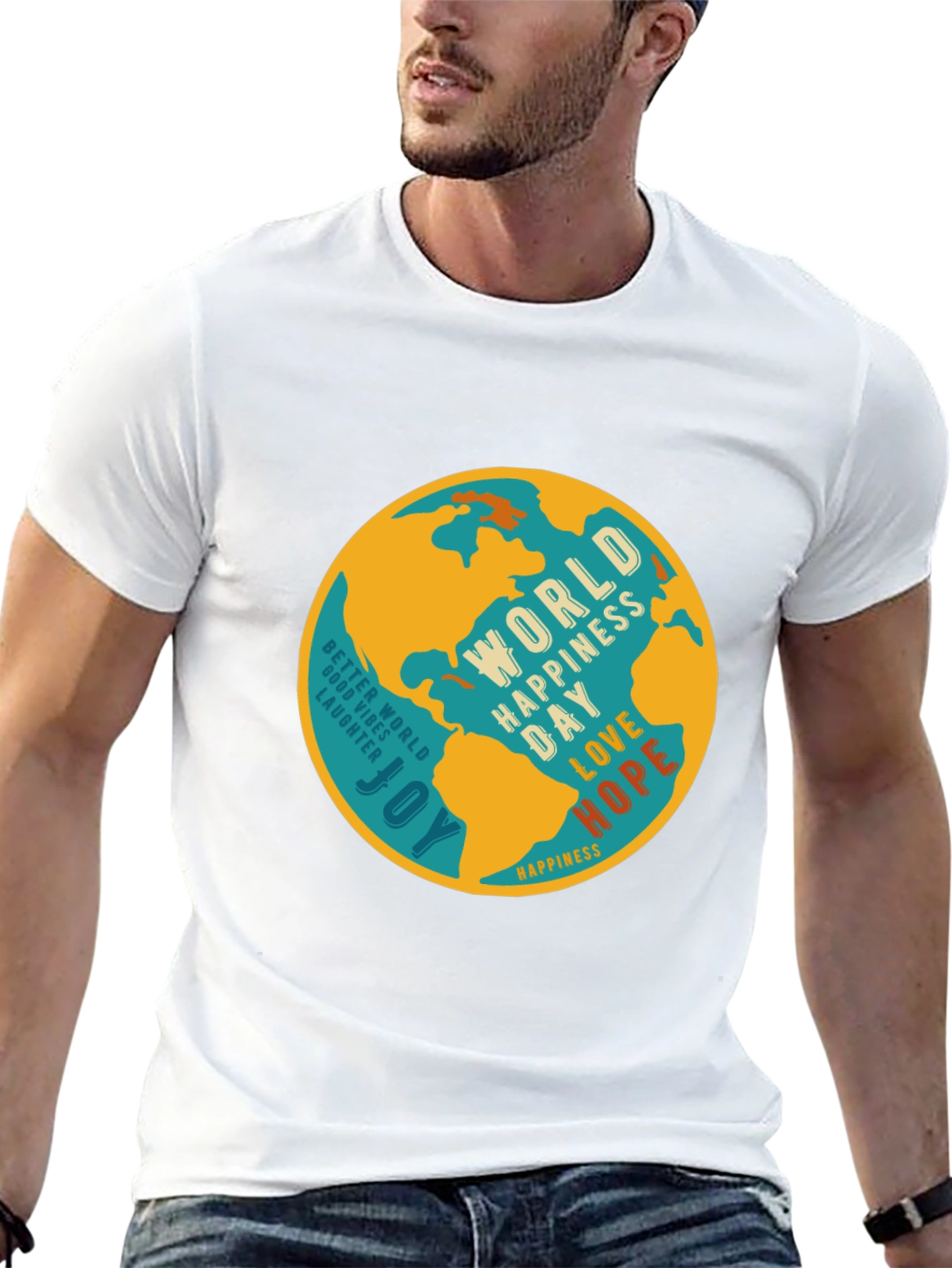 World Happiness Day Graphic Tee - Unisex