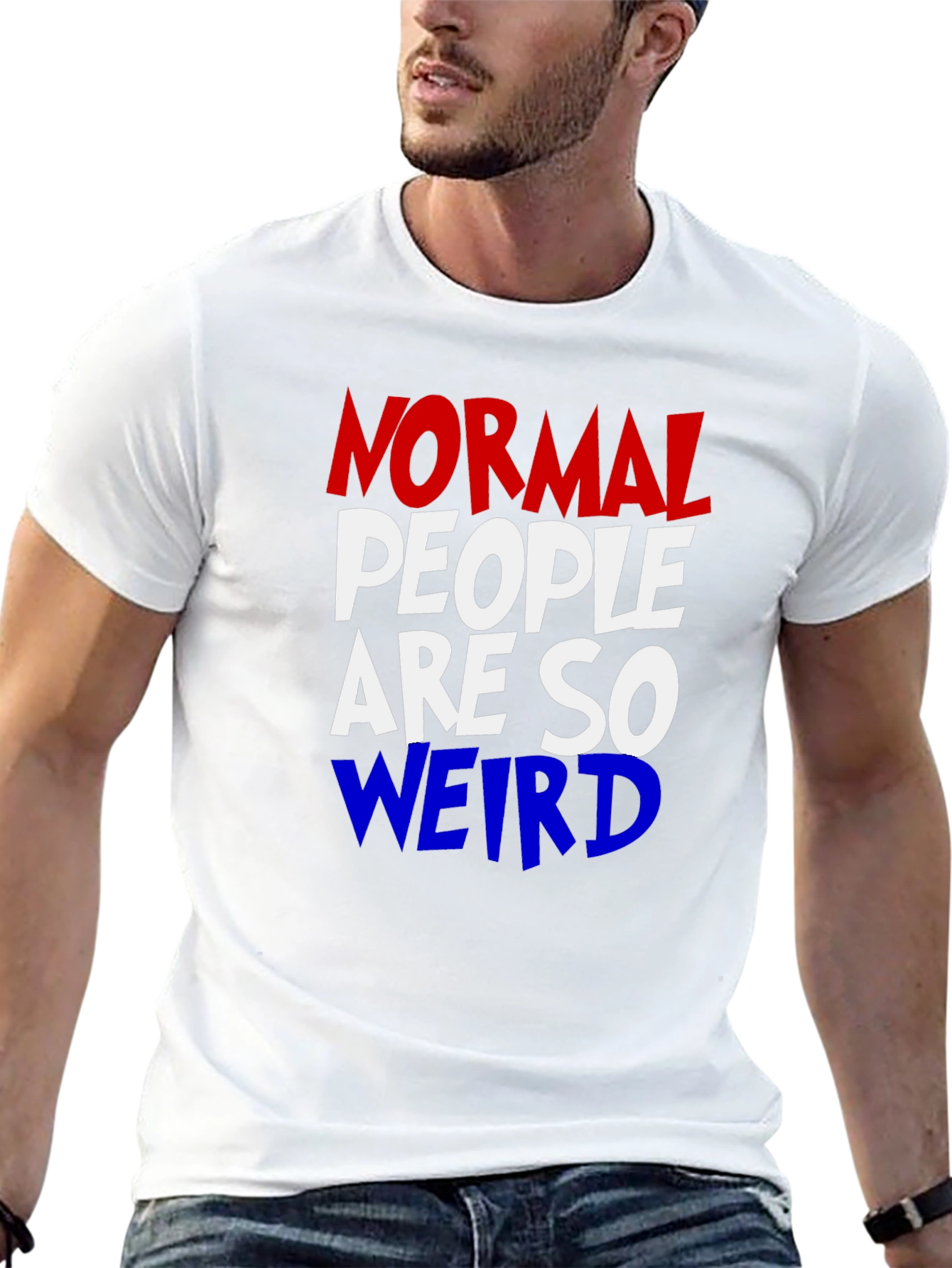 Normal People Are So Weird Graphic Tee