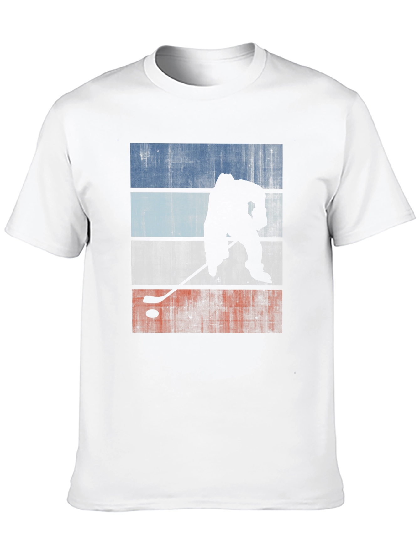 Hockey Player Silhouette T-Shirt - Graphic Tee