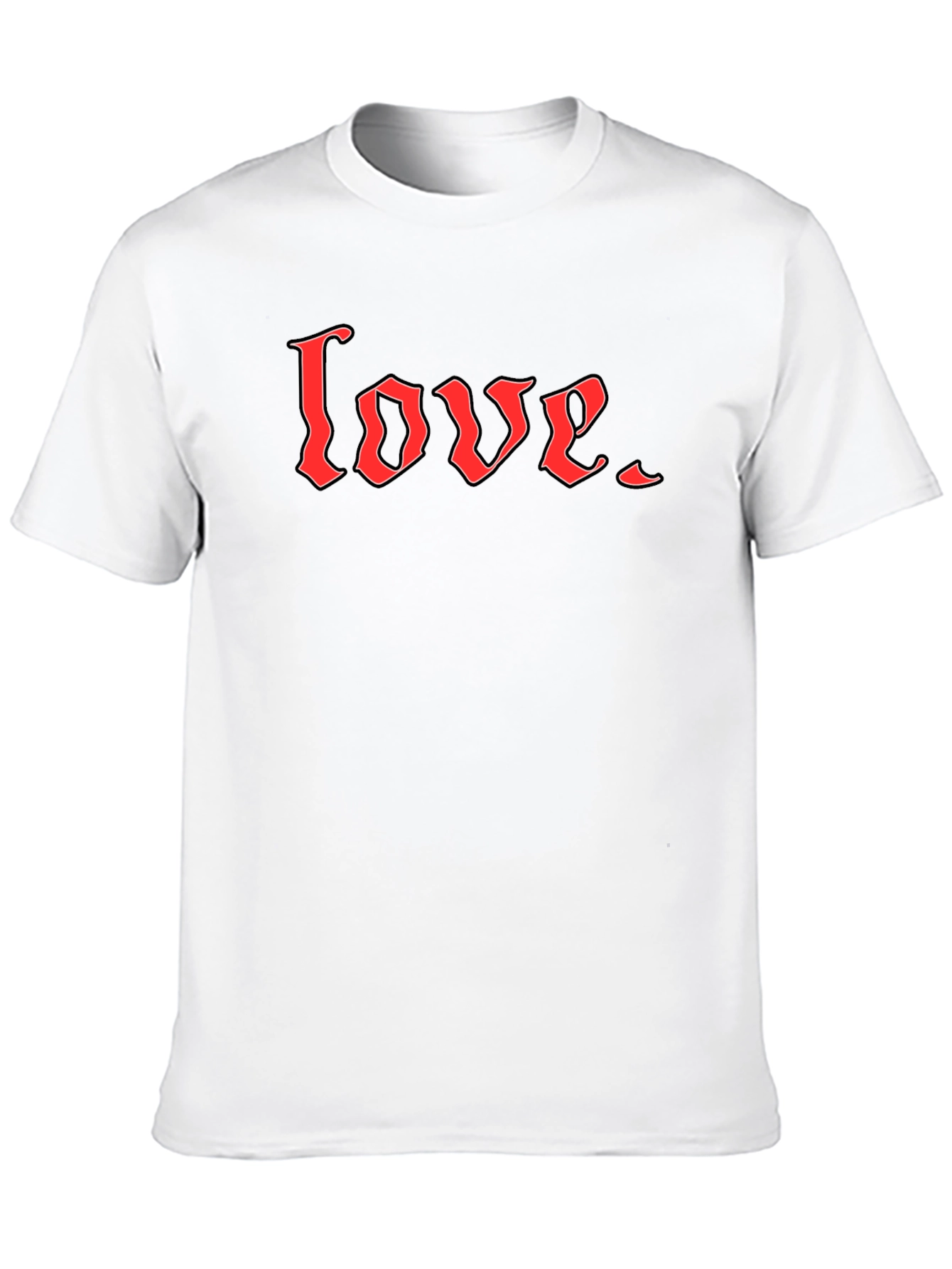 Love Graphic Tee - Black Short Sleeve Shirt