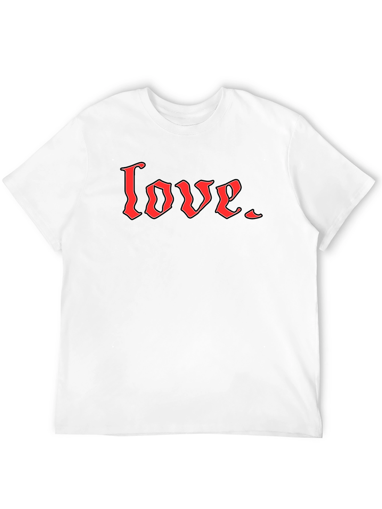 Love Graphic Tee - Black Short Sleeve Shirt