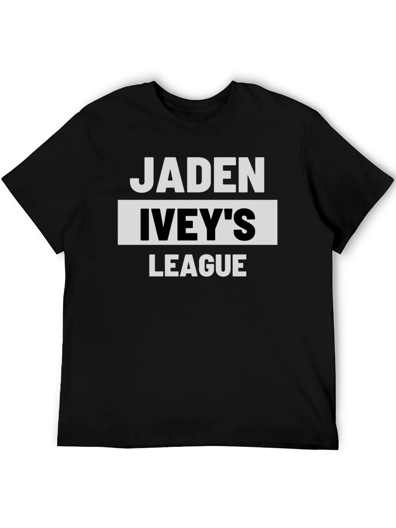 Jaden Iveys League T-Shirt - Black