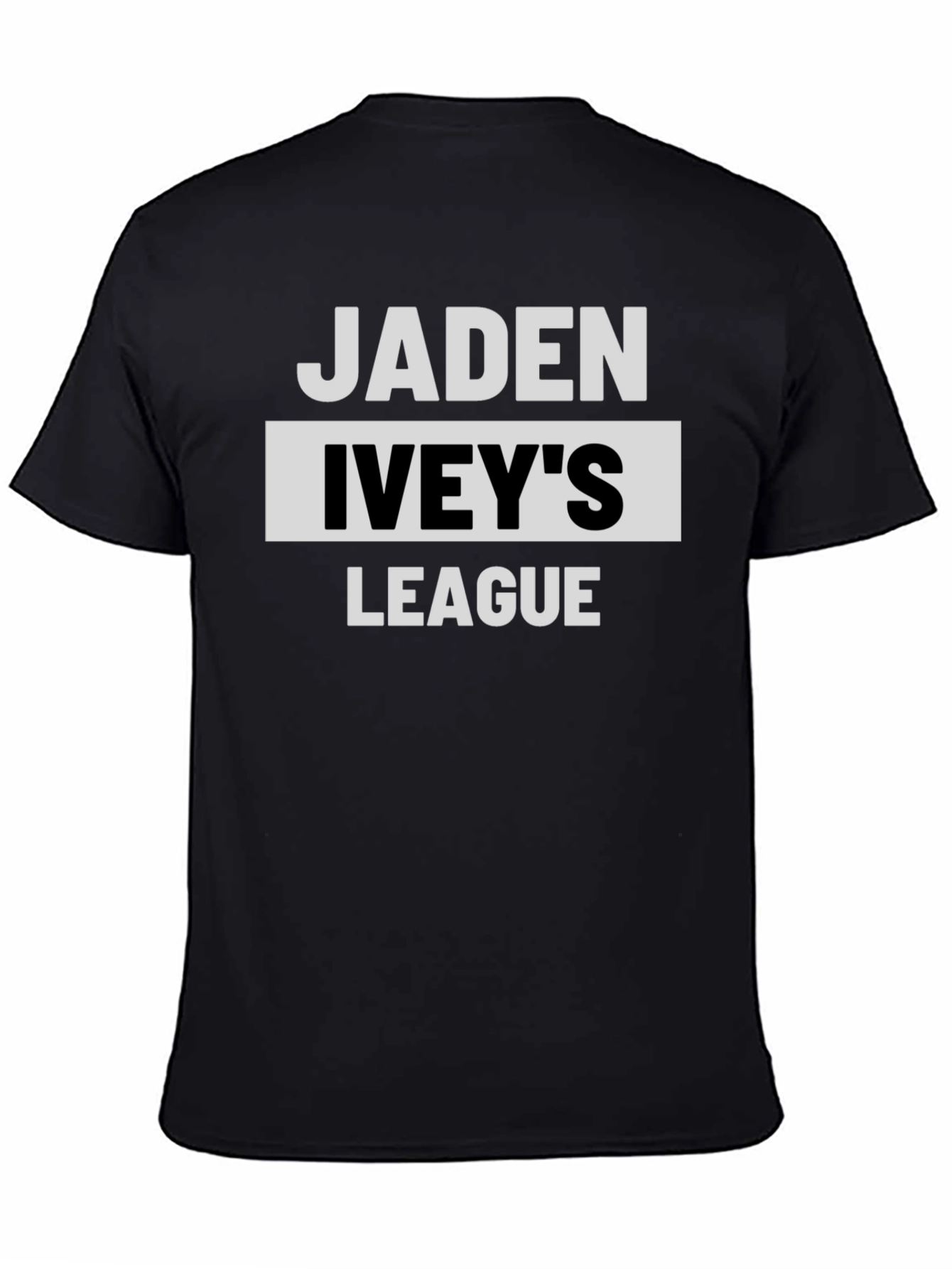 Jaden Iveys League T-Shirt - Black