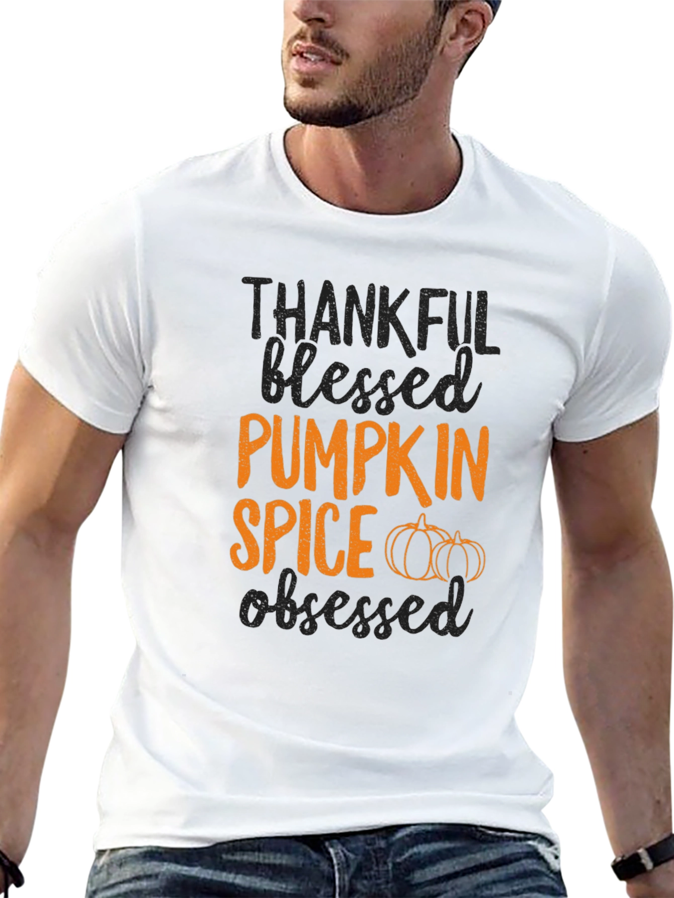 Thankful Pumpkin Spice Obsessed T-Shirt