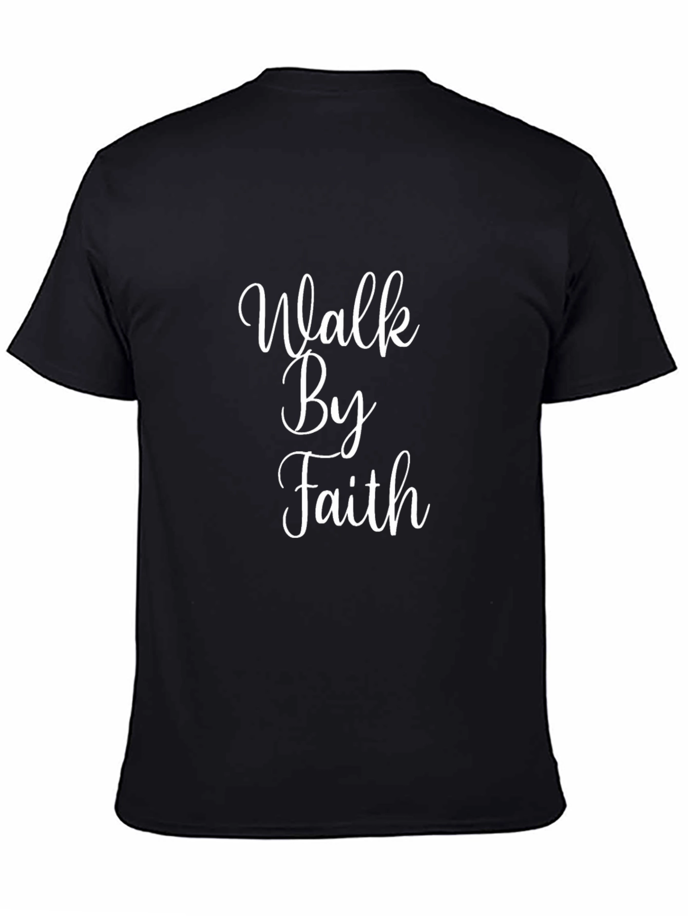 Walk By Faith Black T-Shirt