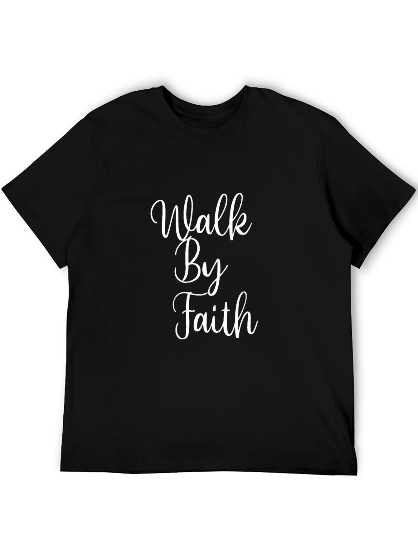 Walk By Faith Black T-Shirt