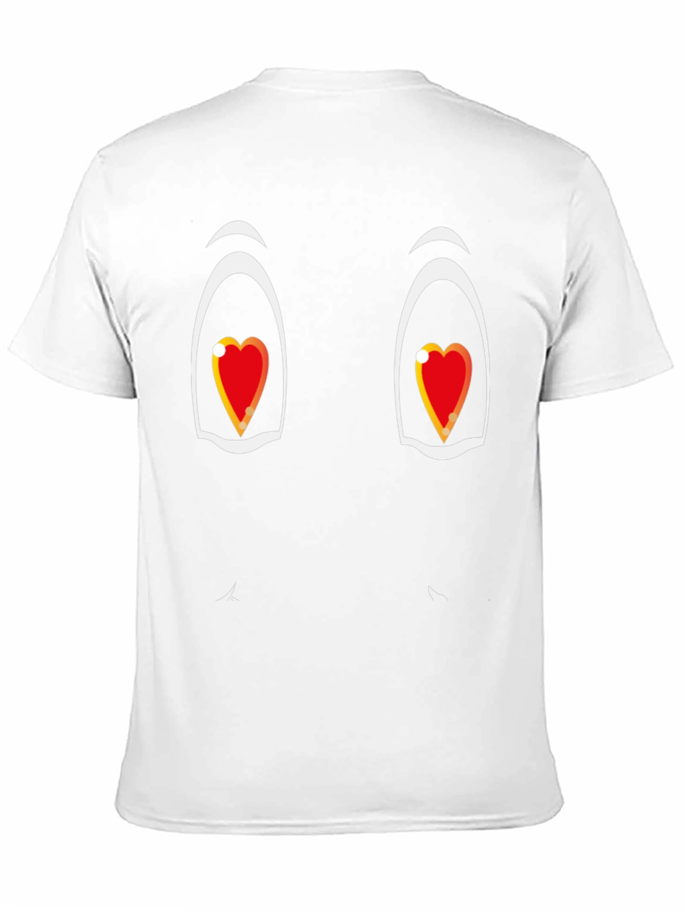 Heart Eyes Graphic Tee - Fun & Playful Design