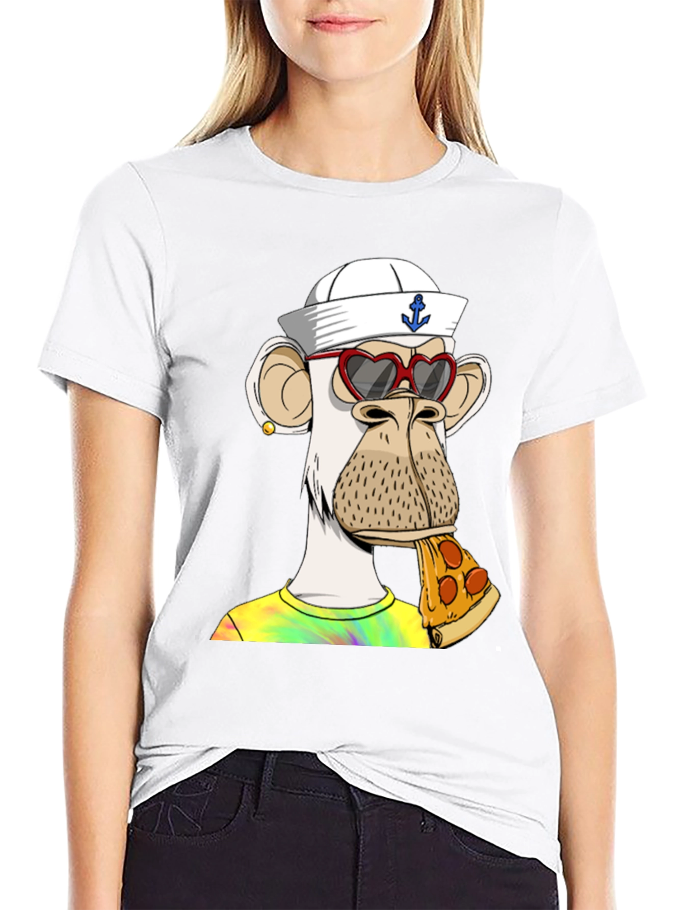 Ape NFT Pizza T-Shirt