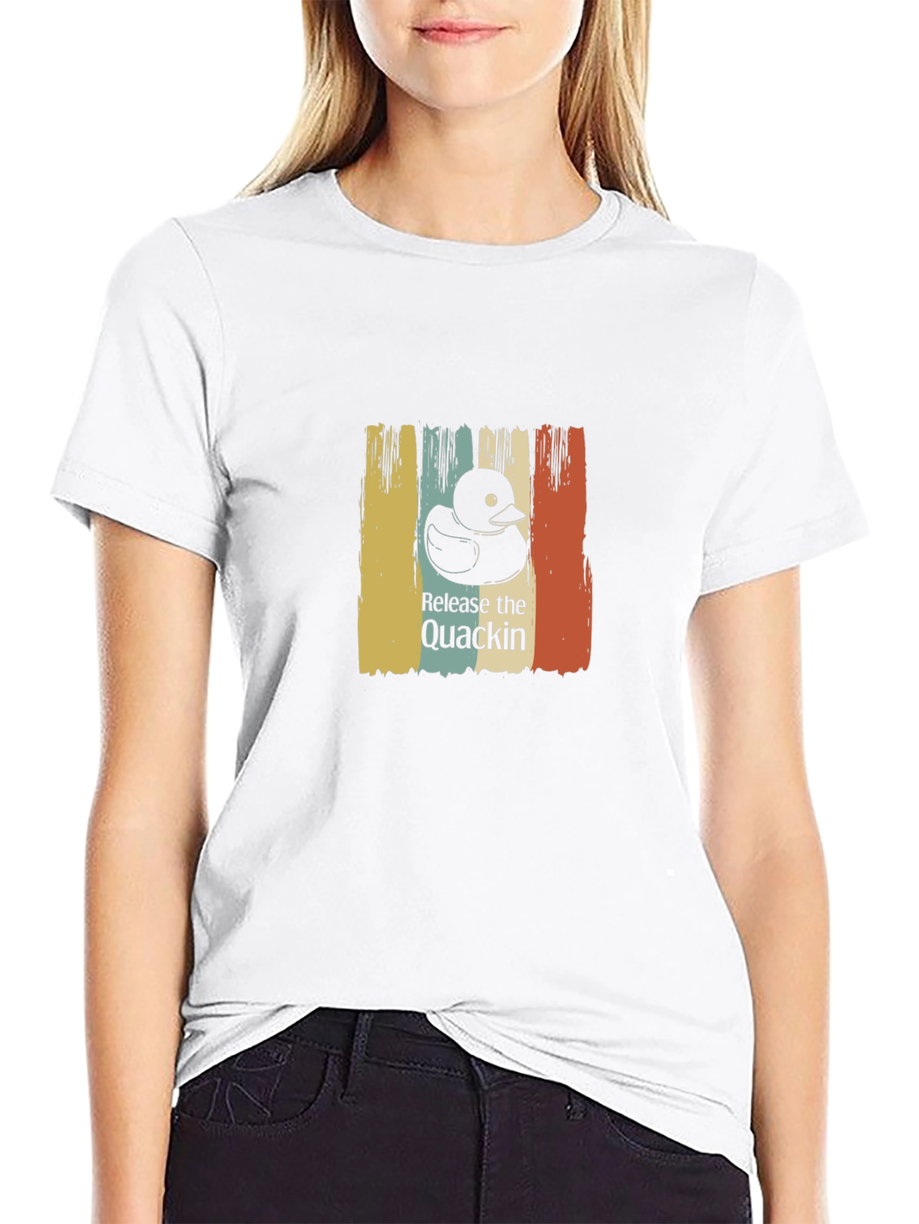 Release the Quackin Retro Duck T-Shirt