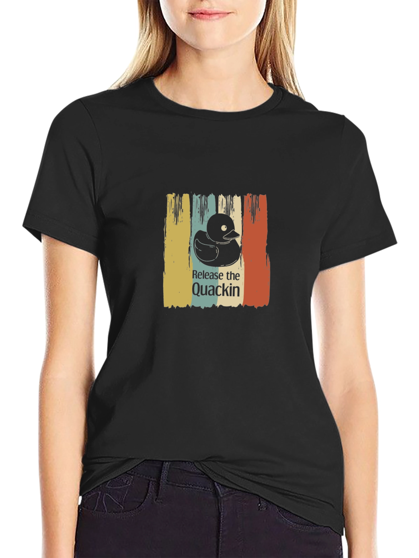 Release the Quackin Retro Duck T-Shirt
