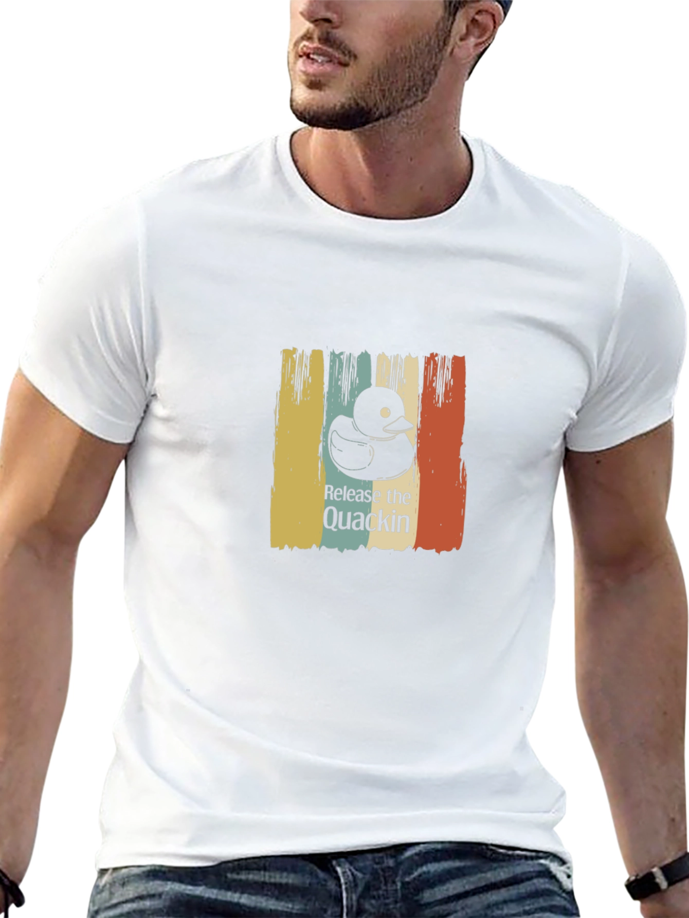 Release the Quackin Retro Duck T-Shirt