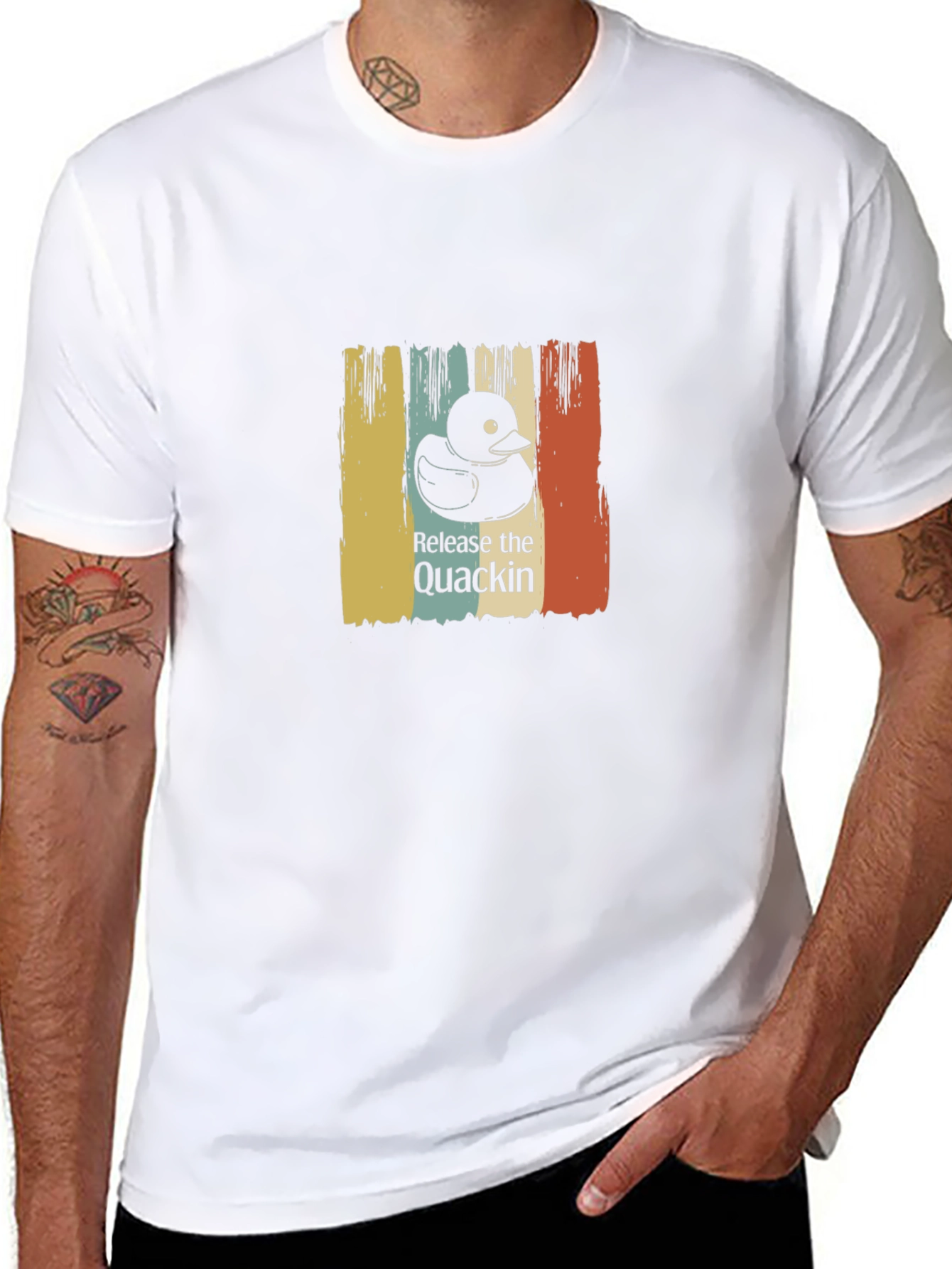 Release the Quackin Retro Duck T-Shirt