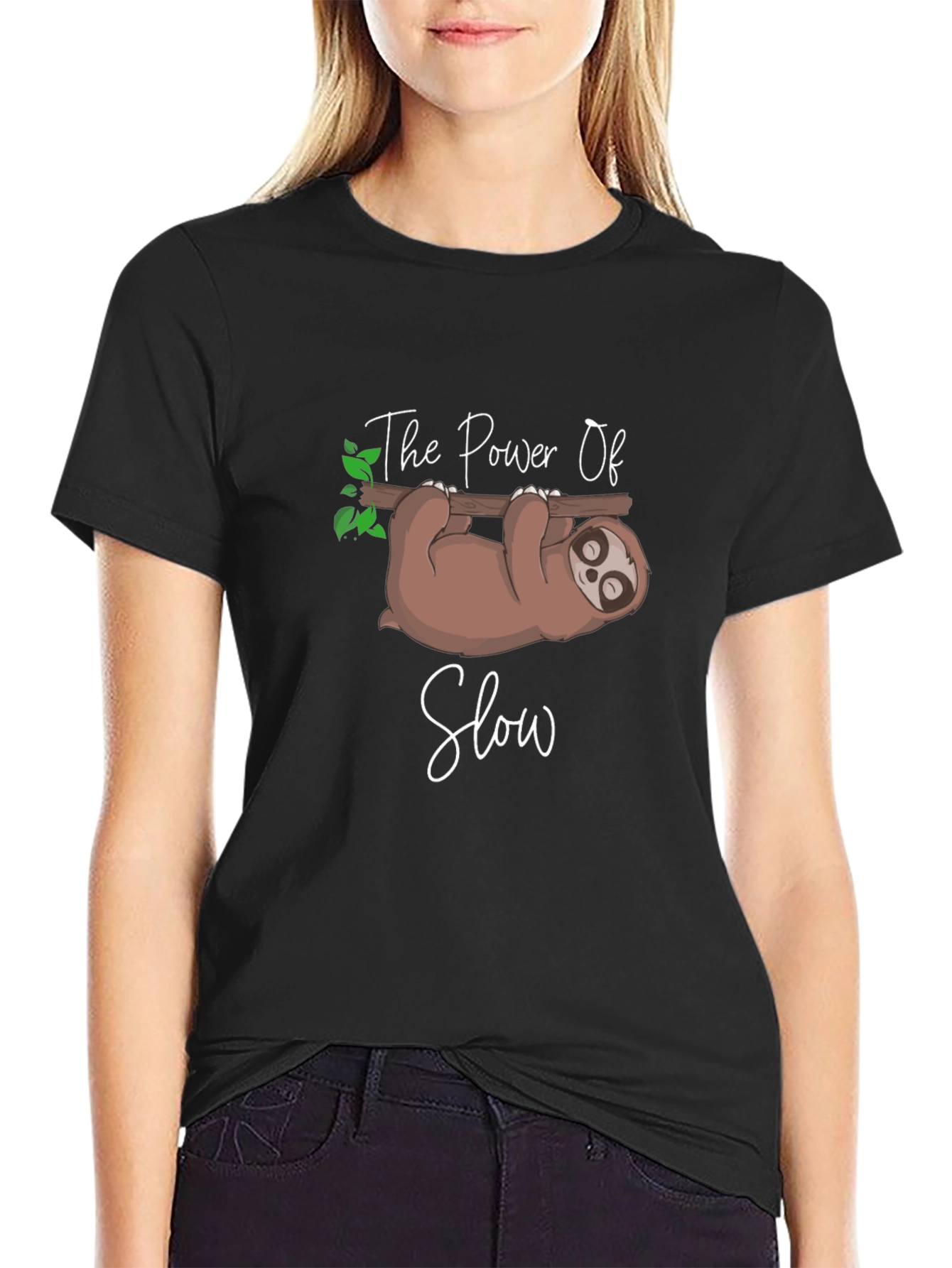 The Power Of Slow Sloth Tee