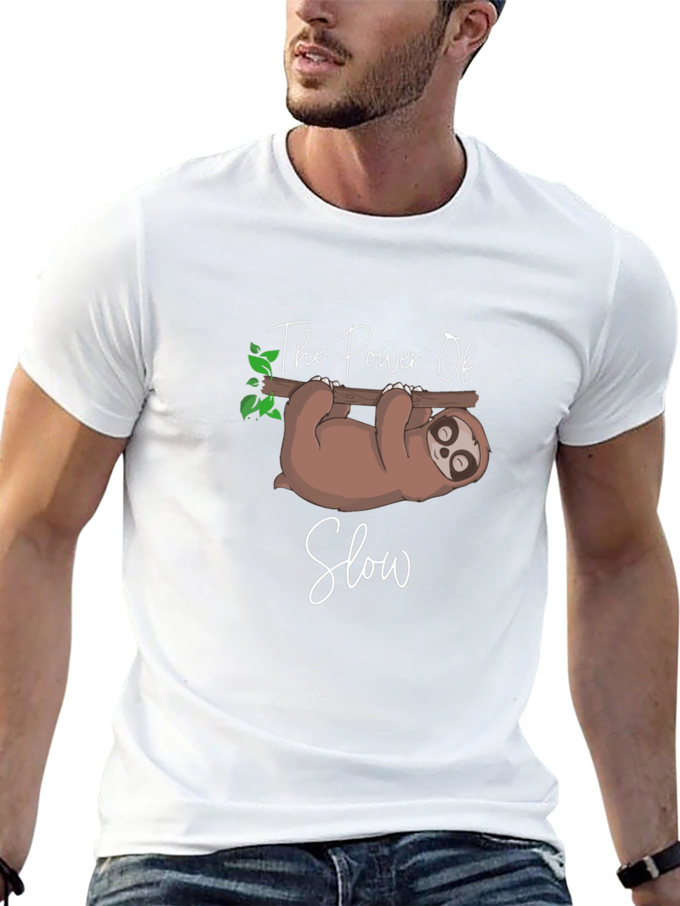 The Power Of Slow Sloth Tee