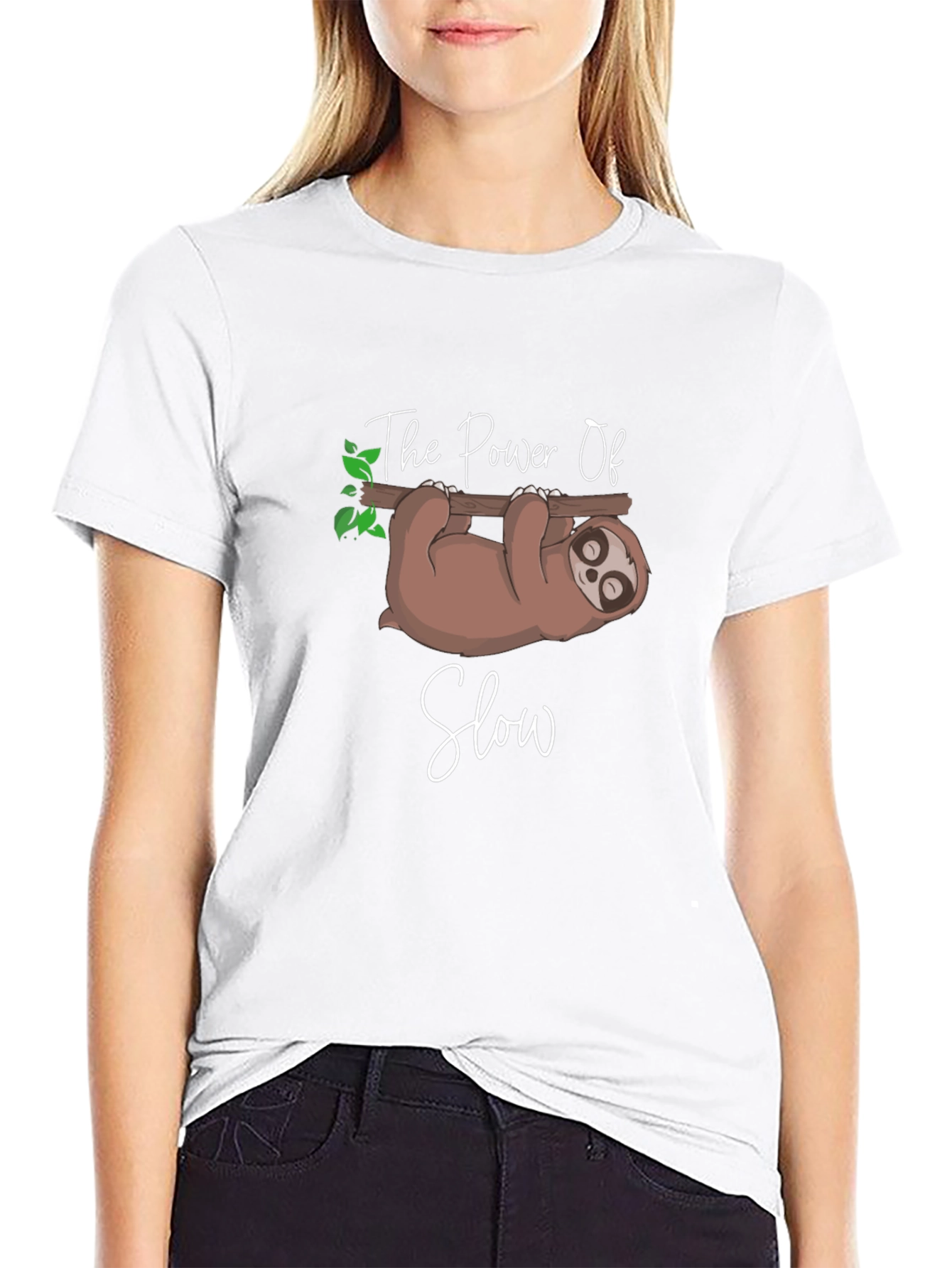 The Power Of Slow Sloth Tee