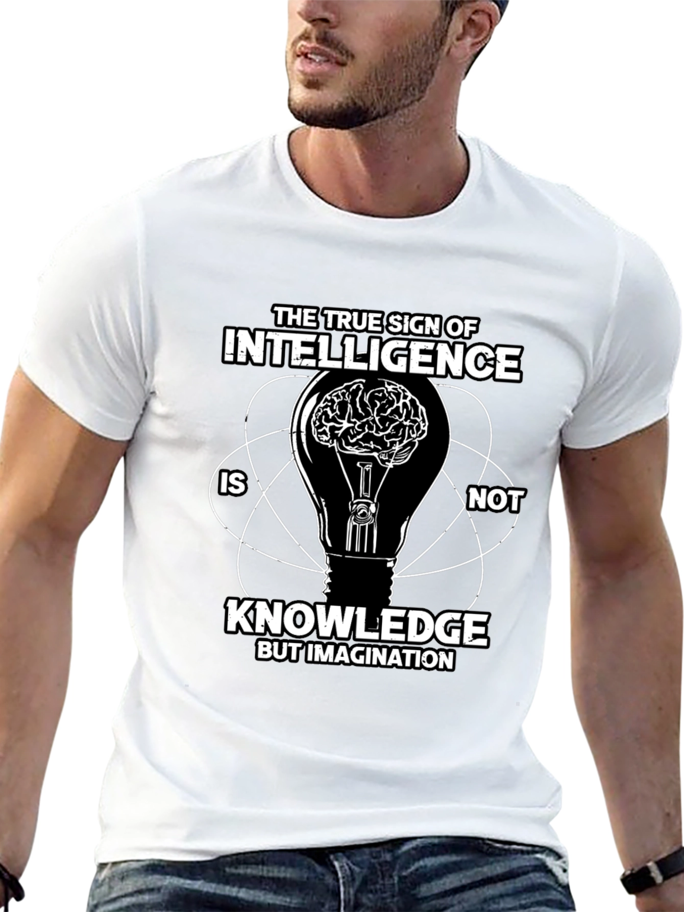 Intelligence Imagination Graphic T-Shirt