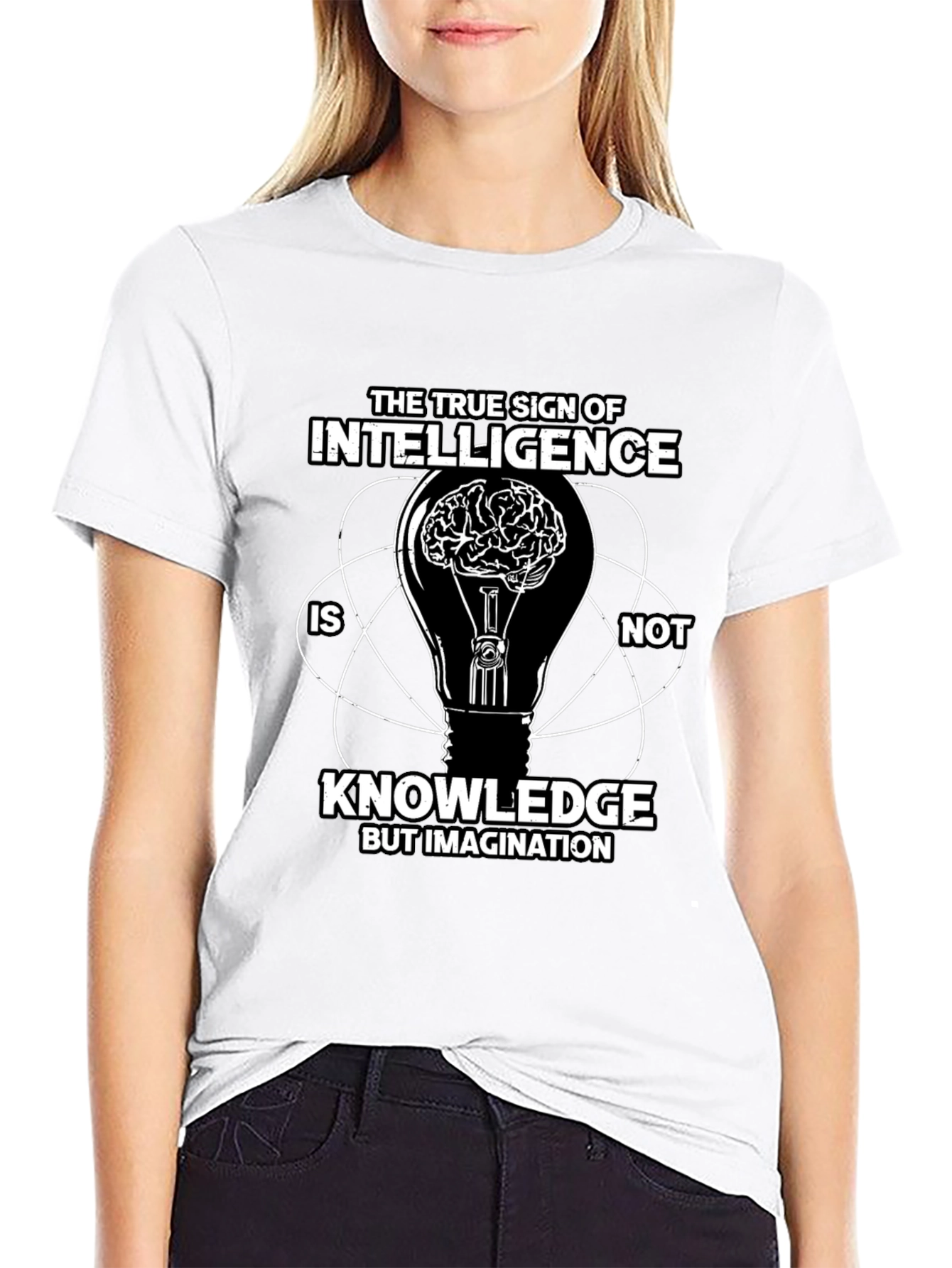Intelligence Imagination Graphic T-Shirt