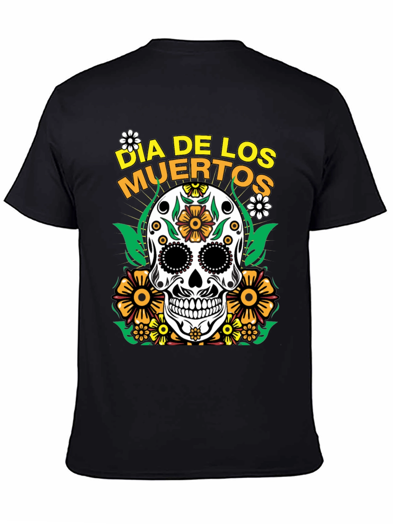 Dia de los Muertos Sugar Skull Graphic Tee