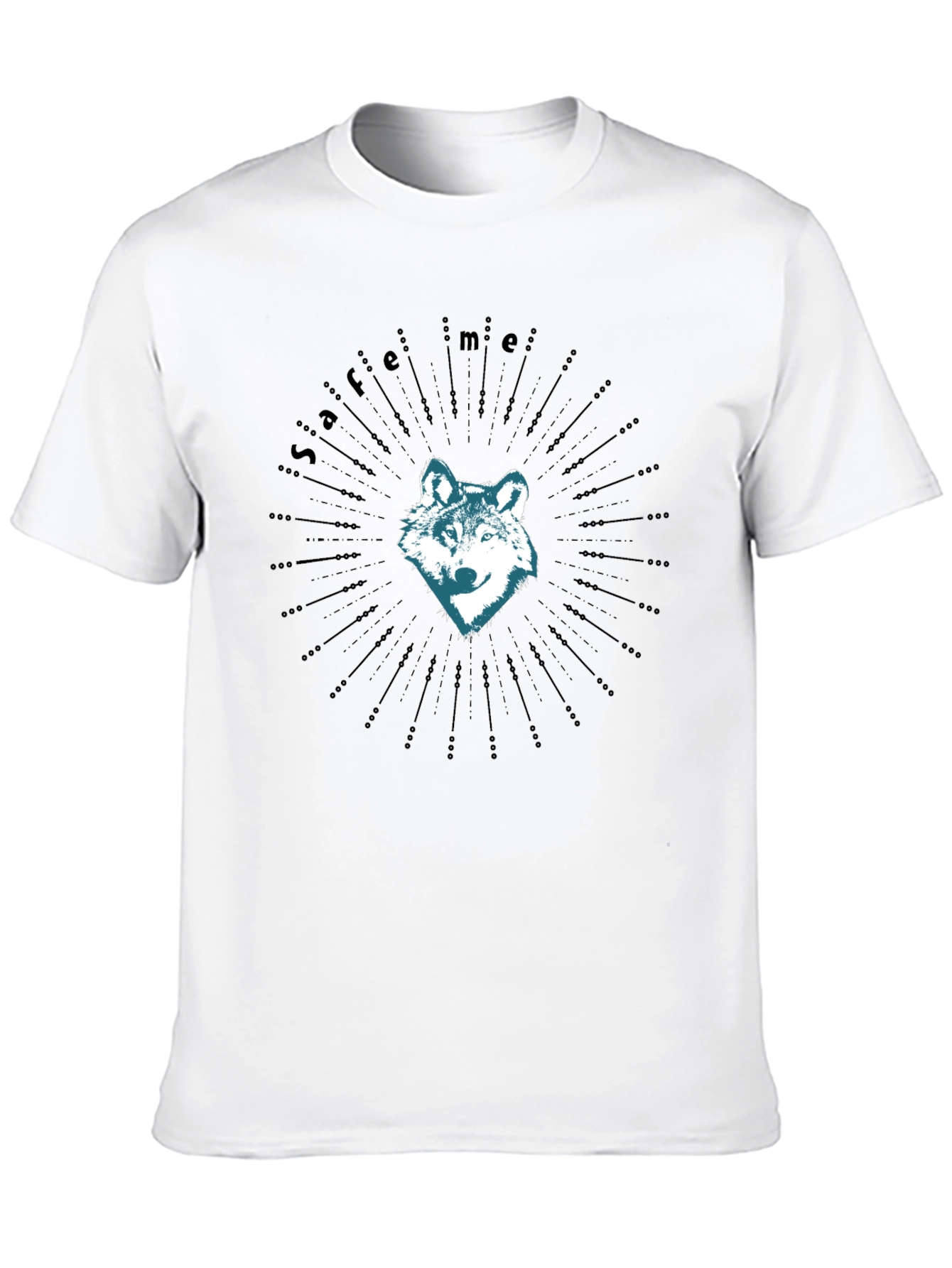 Wolf Save Me Graphic Tee - Mens Black T-Shirt