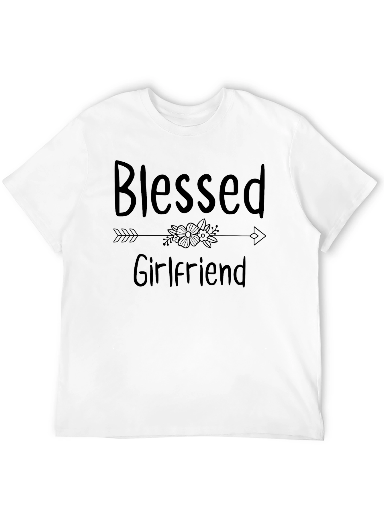 Blessed Girlfriend Graphic T-Shirt