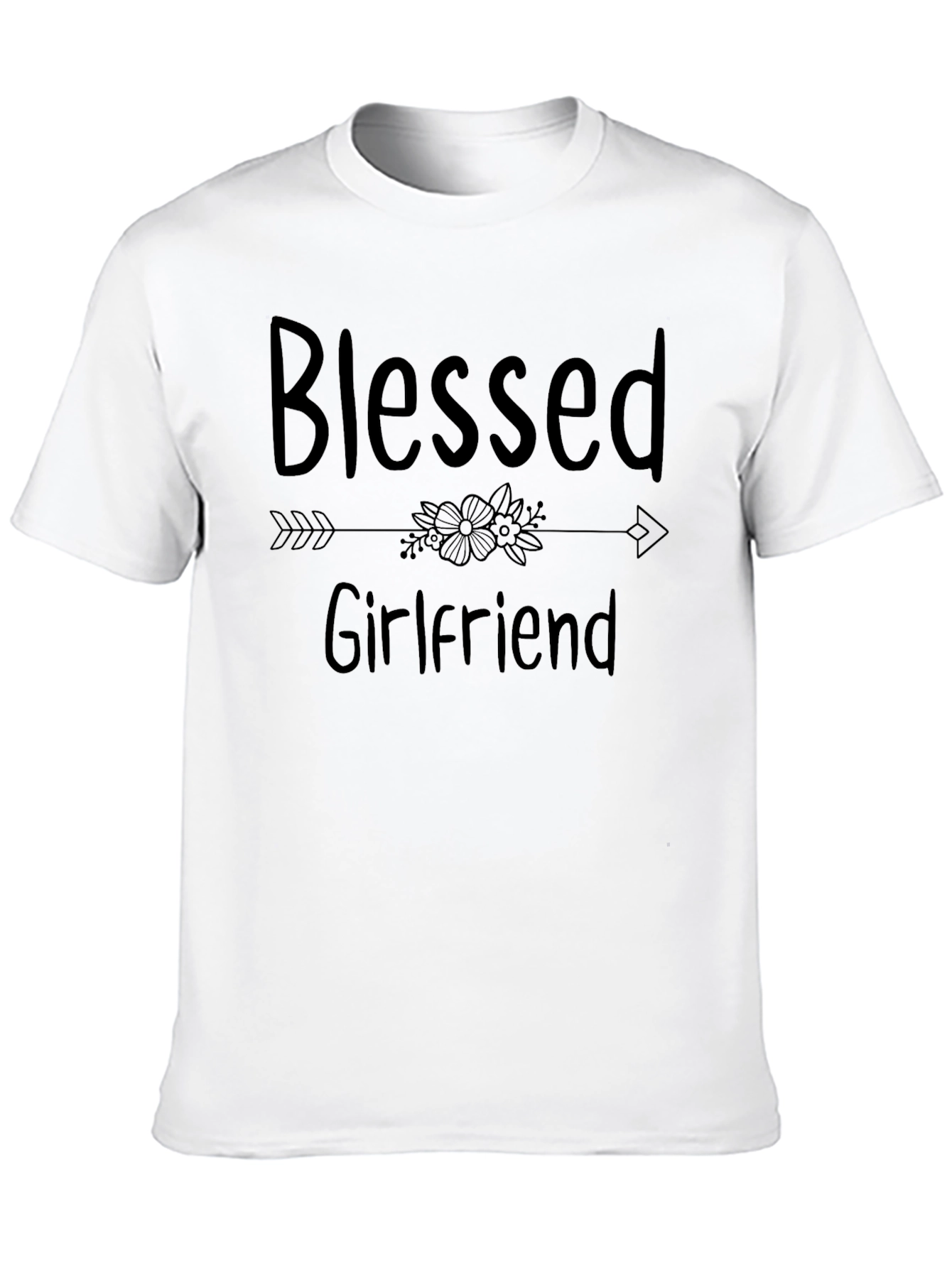 Blessed Girlfriend Graphic T-Shirt