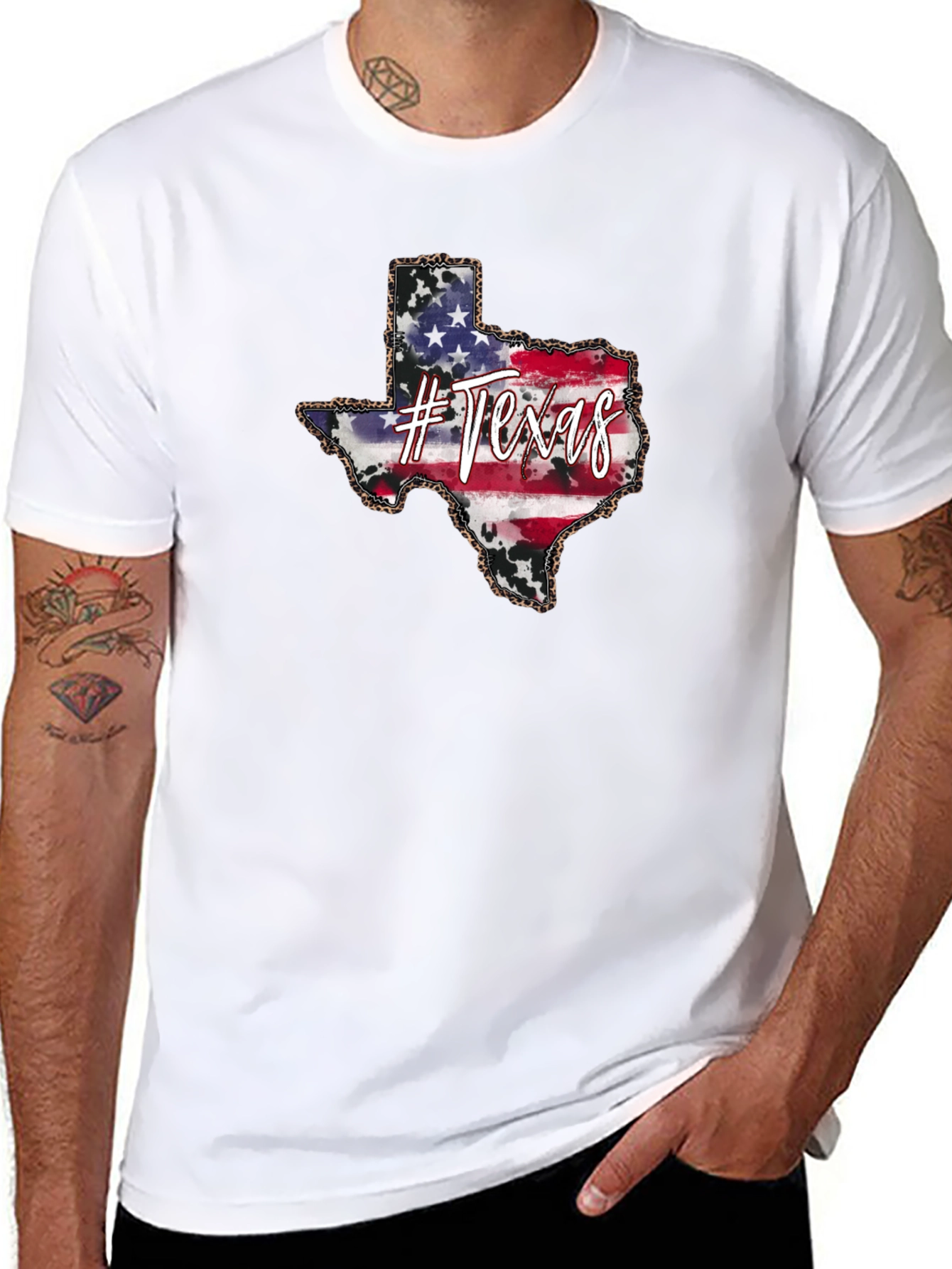 Texas State Flag Graphic T-Shirt