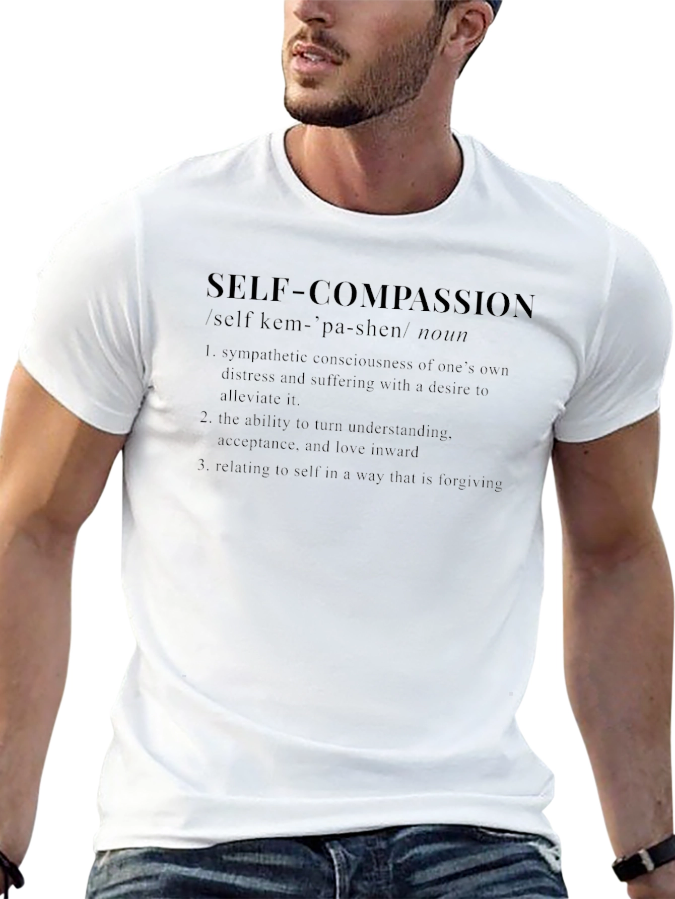 Self Compassion Definition Graphic T-Shirt