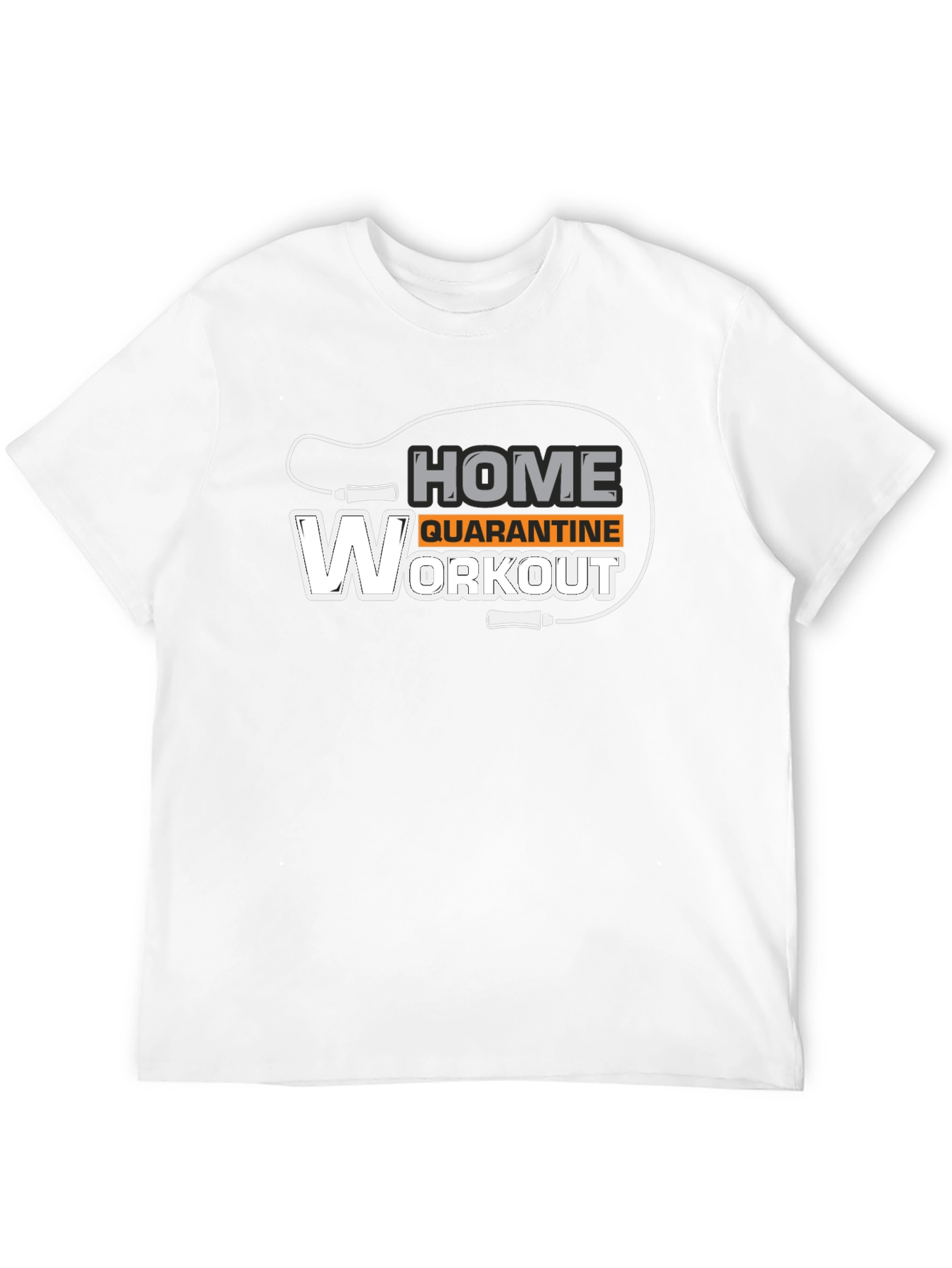 Home Quarantine Workout Black T-Shirt