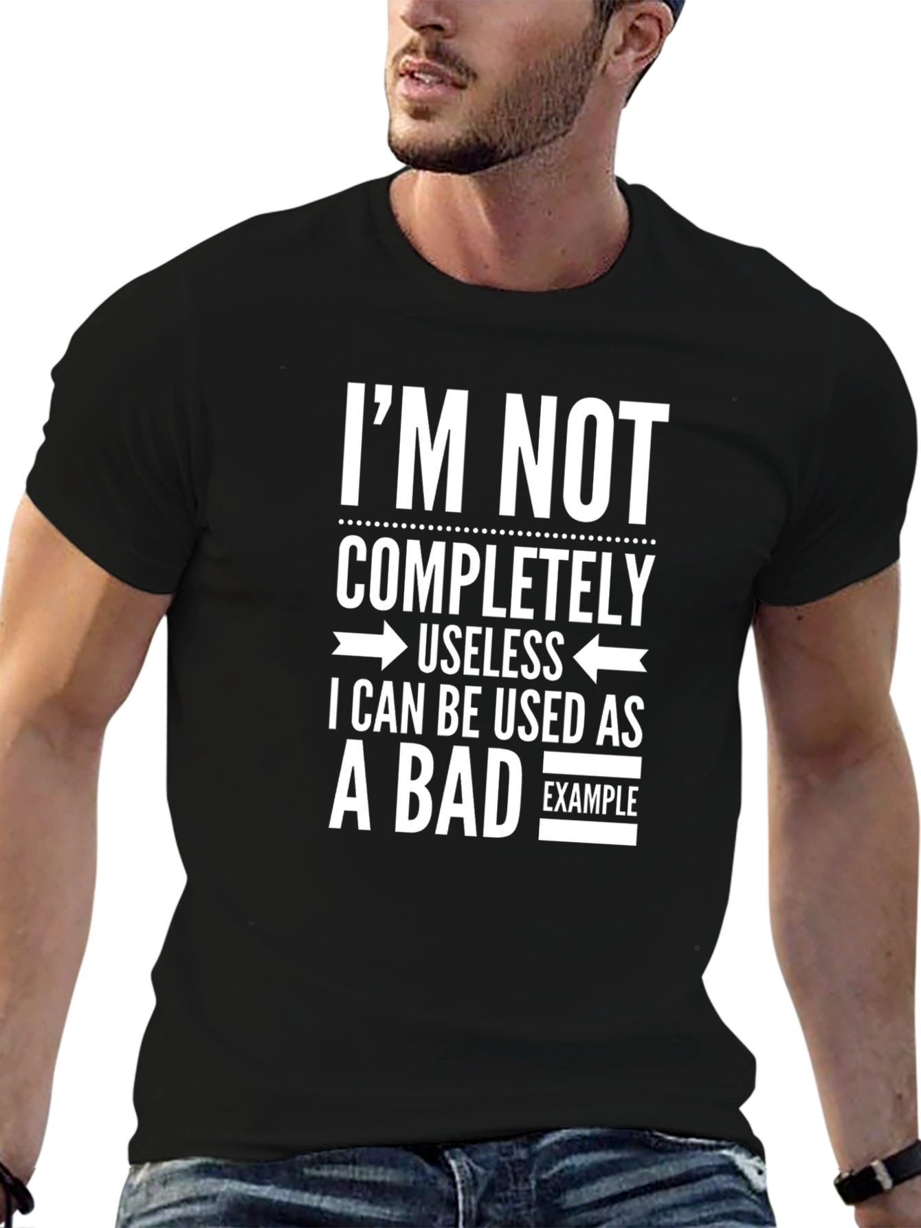 Humorous Bad Example Graphic T-Shirt