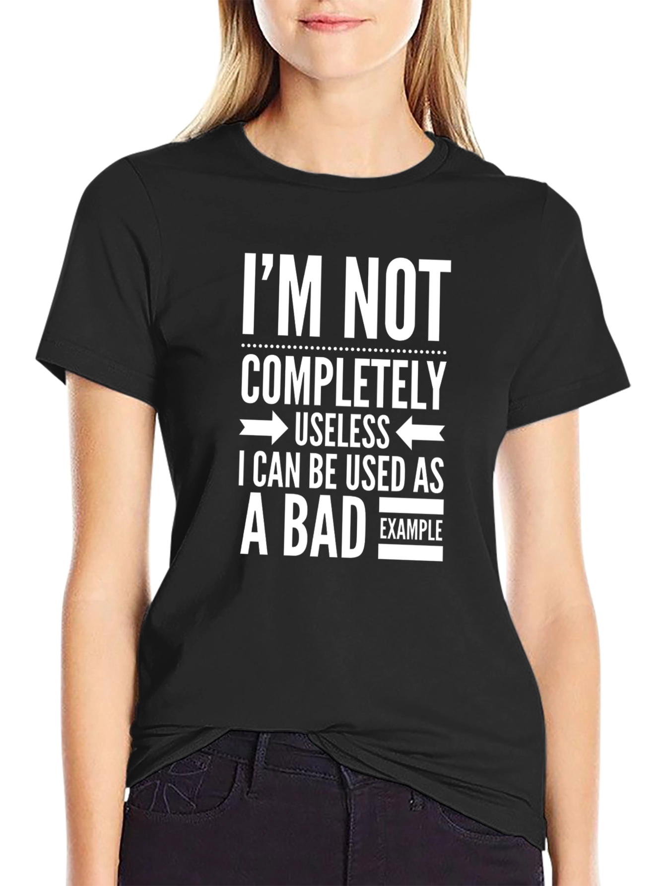Humorous Bad Example Graphic T-Shirt