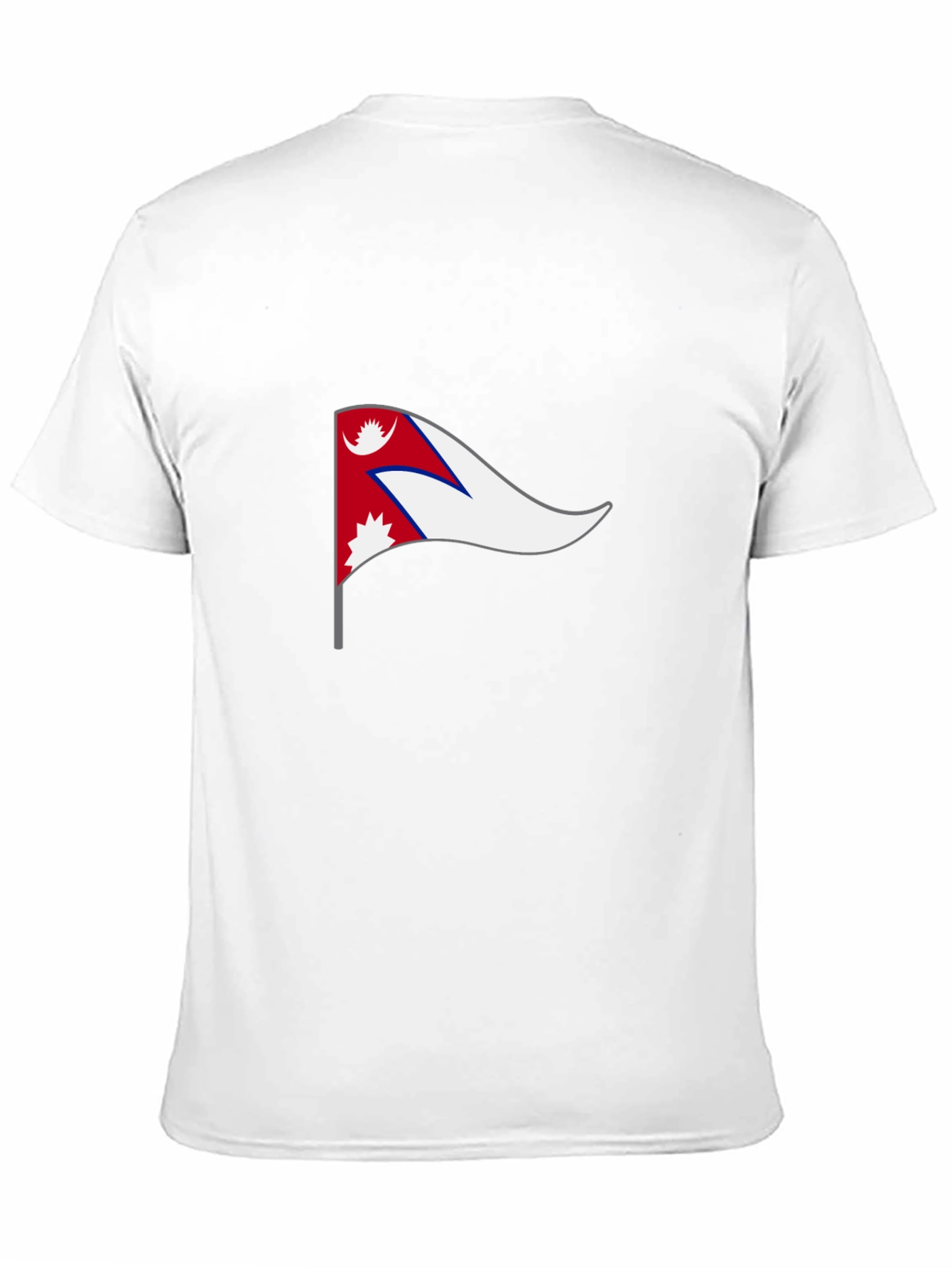 Nepal Flag Graphic T-Shirt