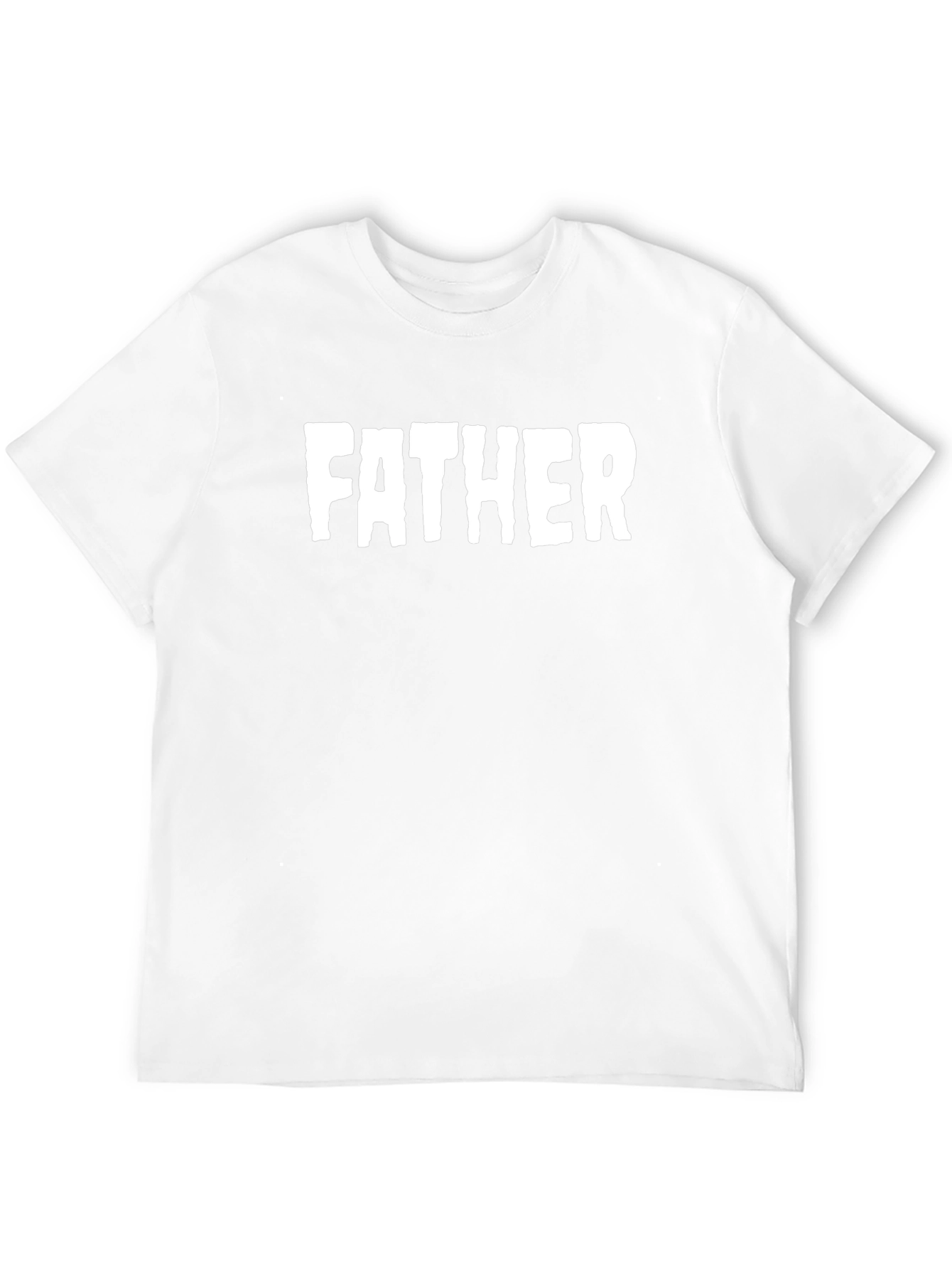 Father Graphic T-Shirt - Black Cotton Tee