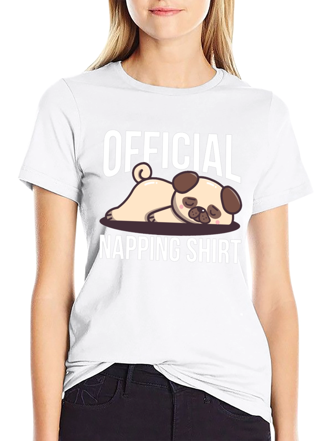 Official Napping Shirt Pug T-Shirt