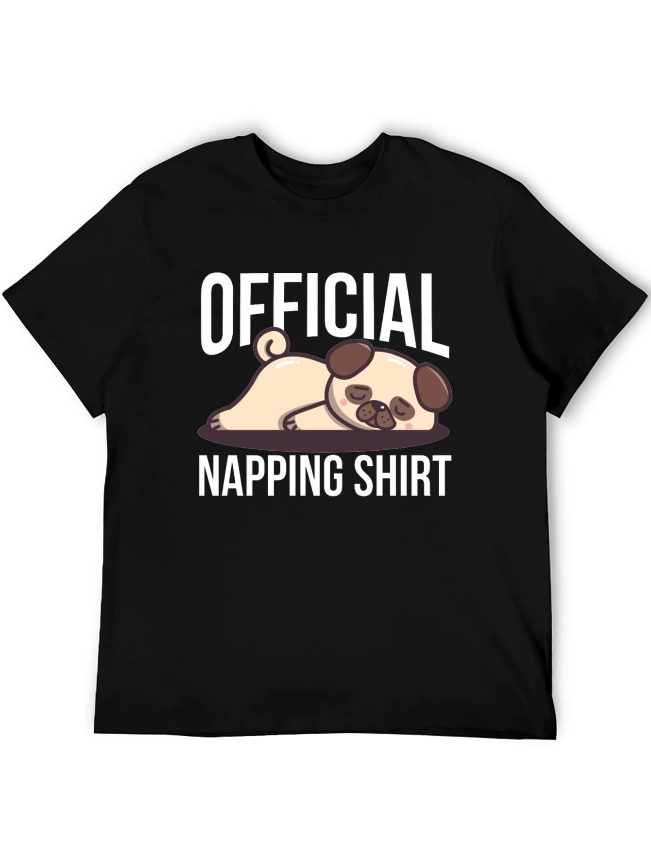 Official Napping Shirt Pug T-Shirt