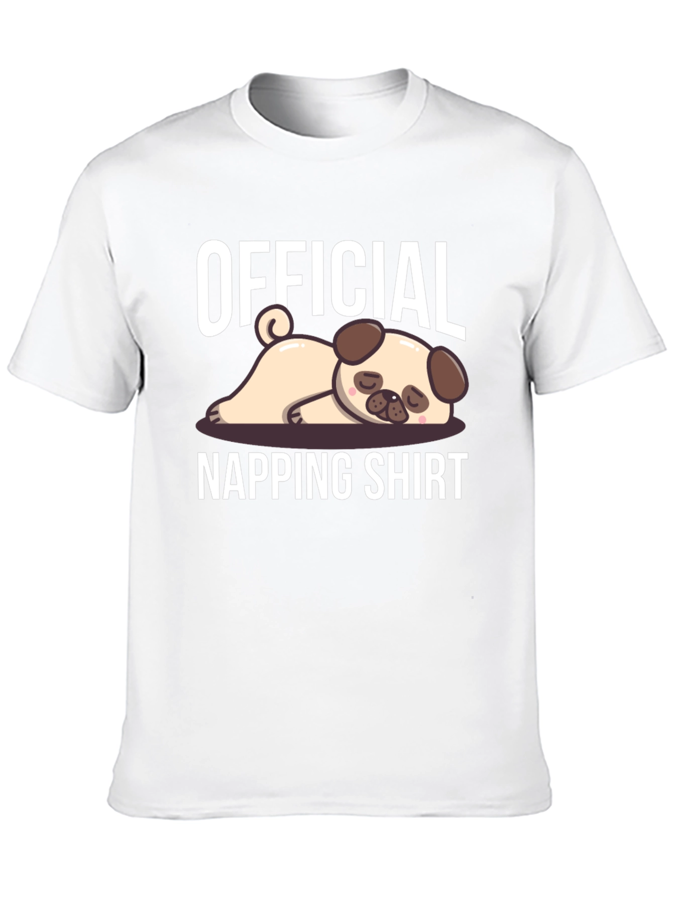 Official Napping Shirt Pug T-Shirt