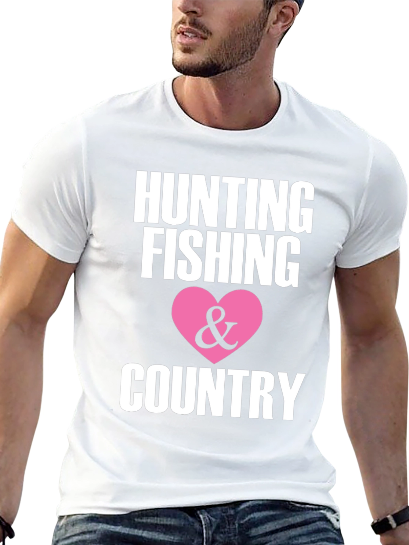 Hunting Fishing Country Graphic Tee