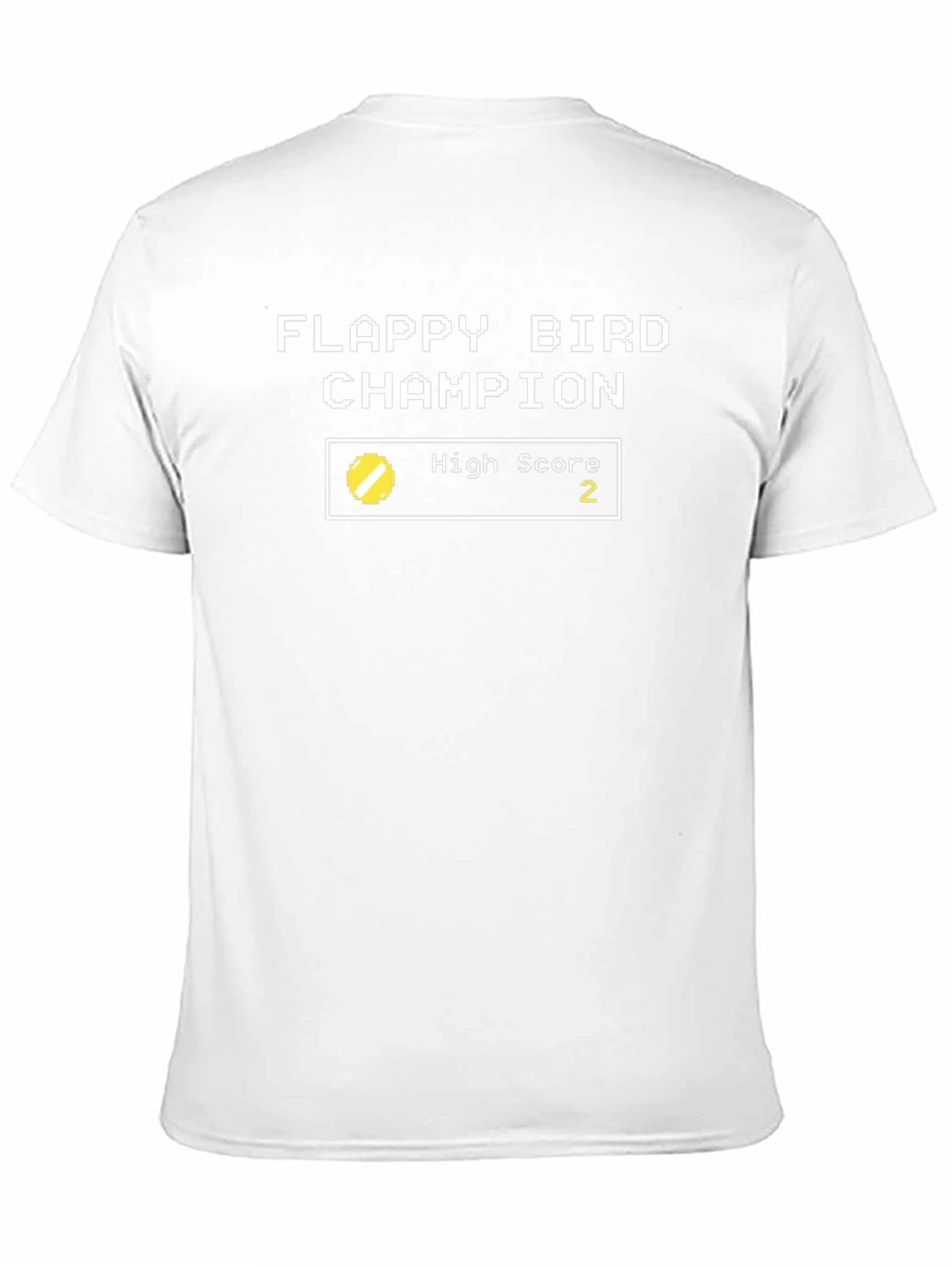 Flappy Bird Champion T-Shirt - Pixel Art Tee