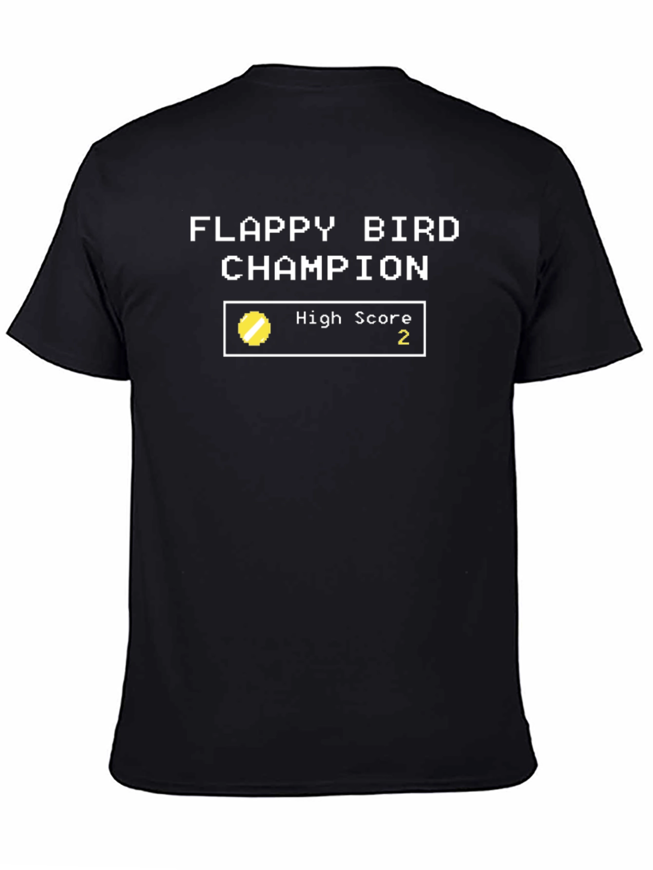 Flappy Bird Champion T-Shirt - Pixel Art Tee