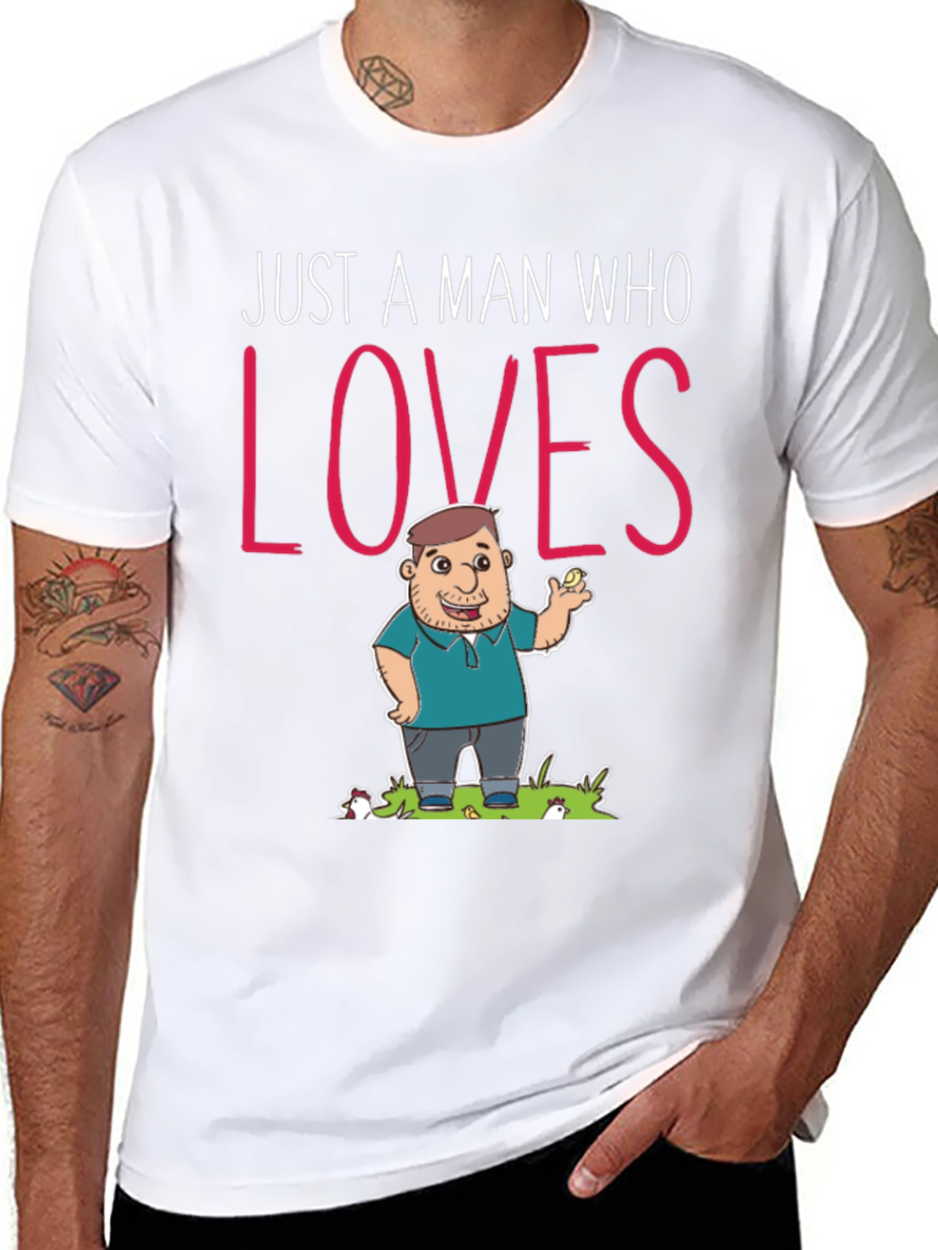 Chicken Lover T-Shirt - Funny Chicken Design