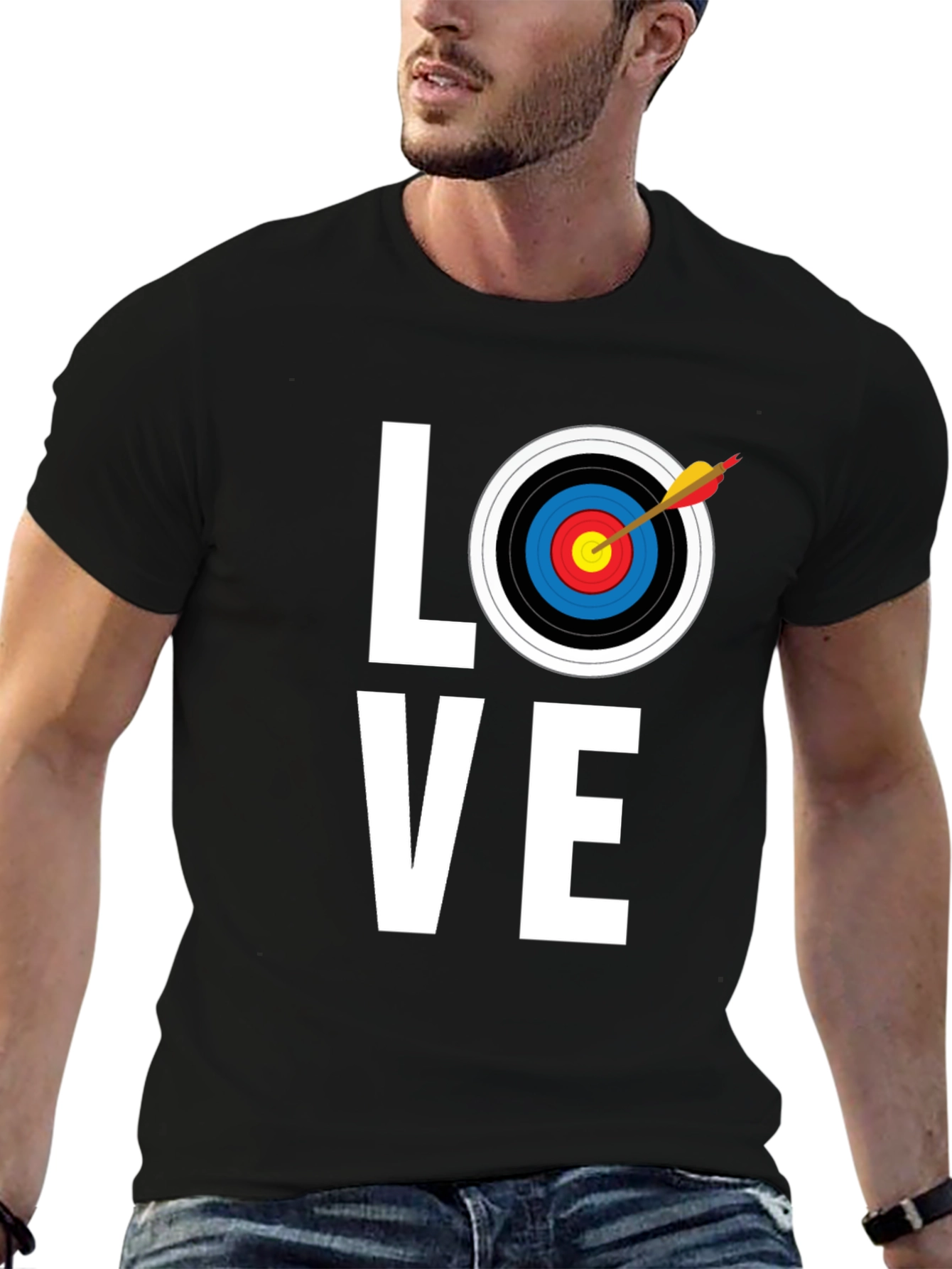 Archery Love Graphic Tee - Black
