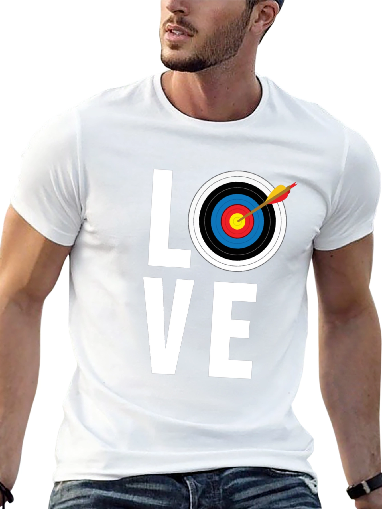 Archery Love Graphic Tee - Black