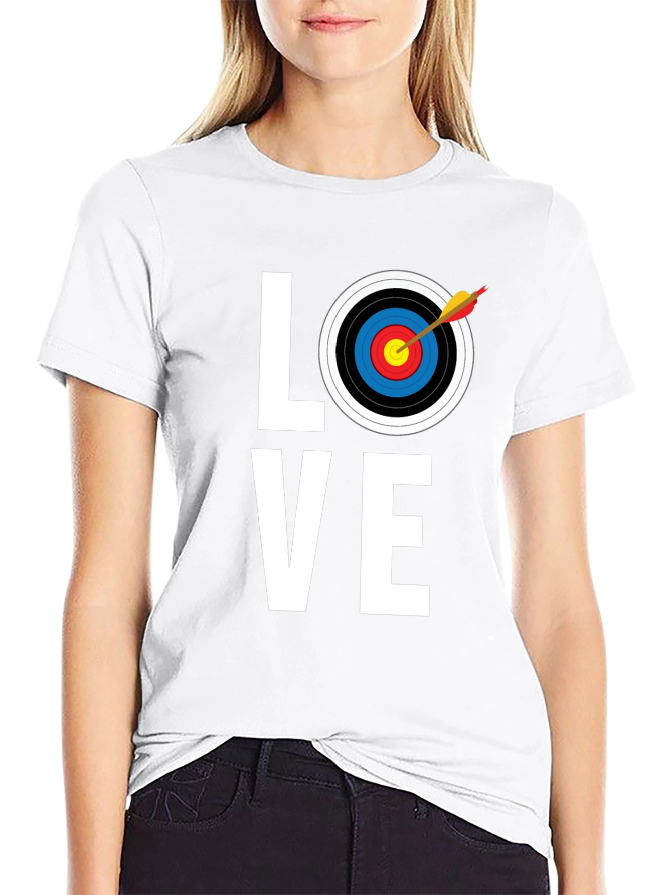 Archery Love Graphic Tee - Black