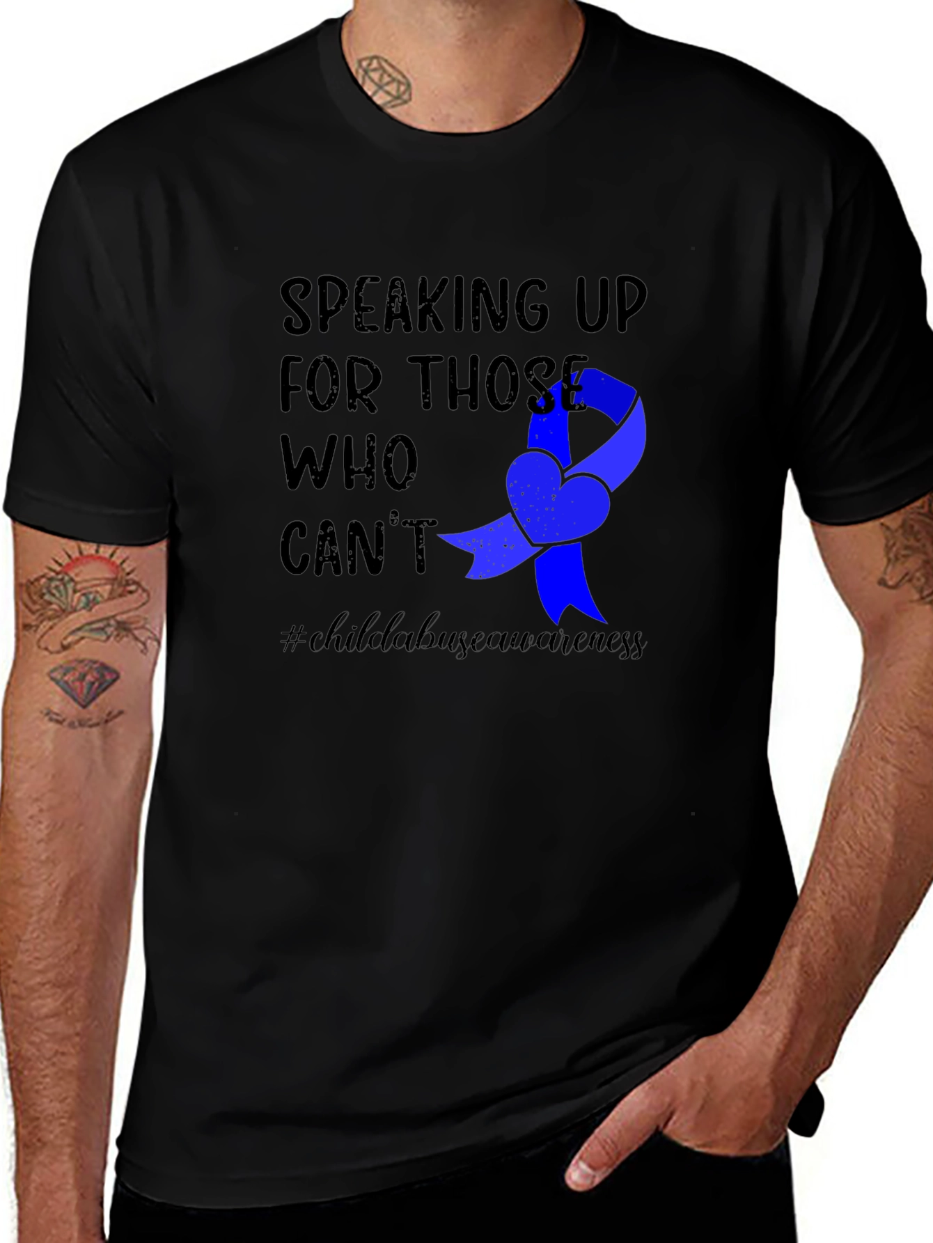 Child Abuse Awareness Tee - Speaking Up T-Shirt