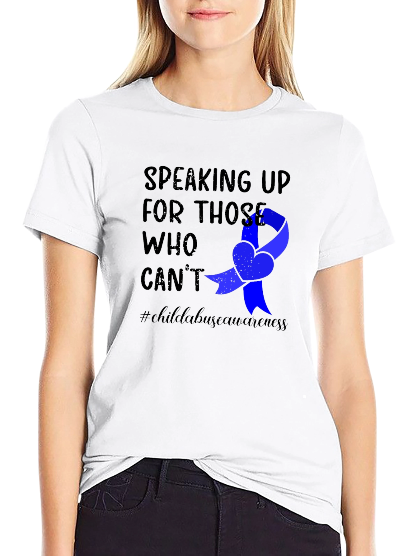 Child Abuse Awareness Tee - Speaking Up T-Shirt