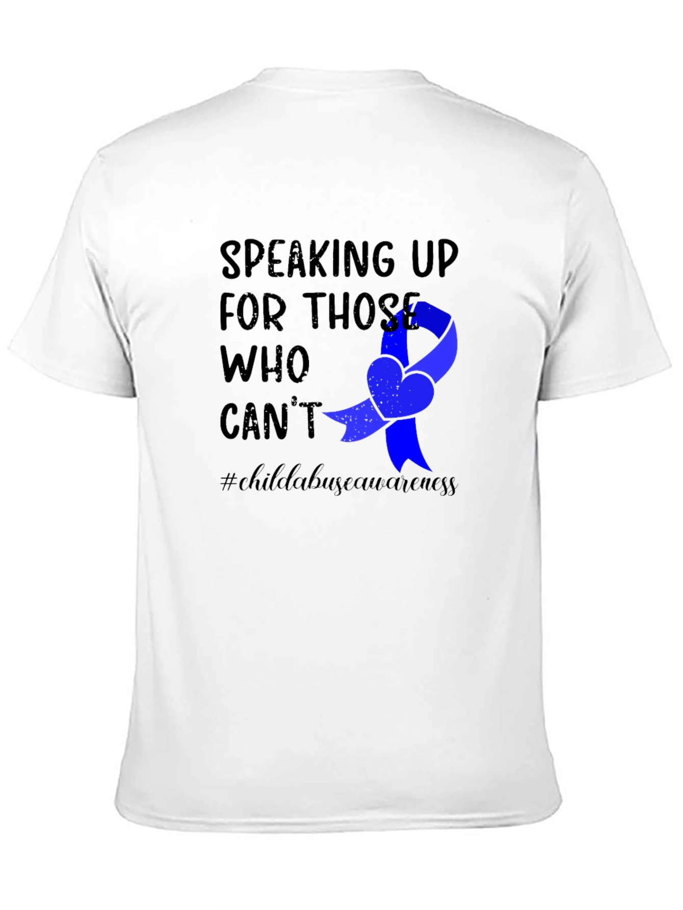Child Abuse Awareness Tee - Speaking Up T-Shirt