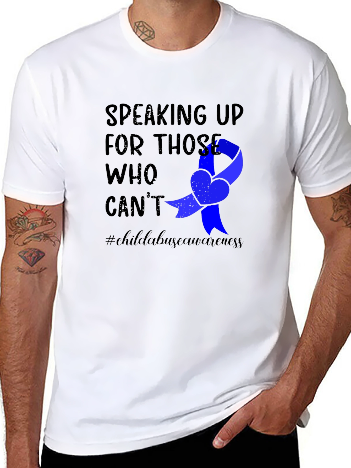 Child Abuse Awareness Tee - Speaking Up T-Shirt