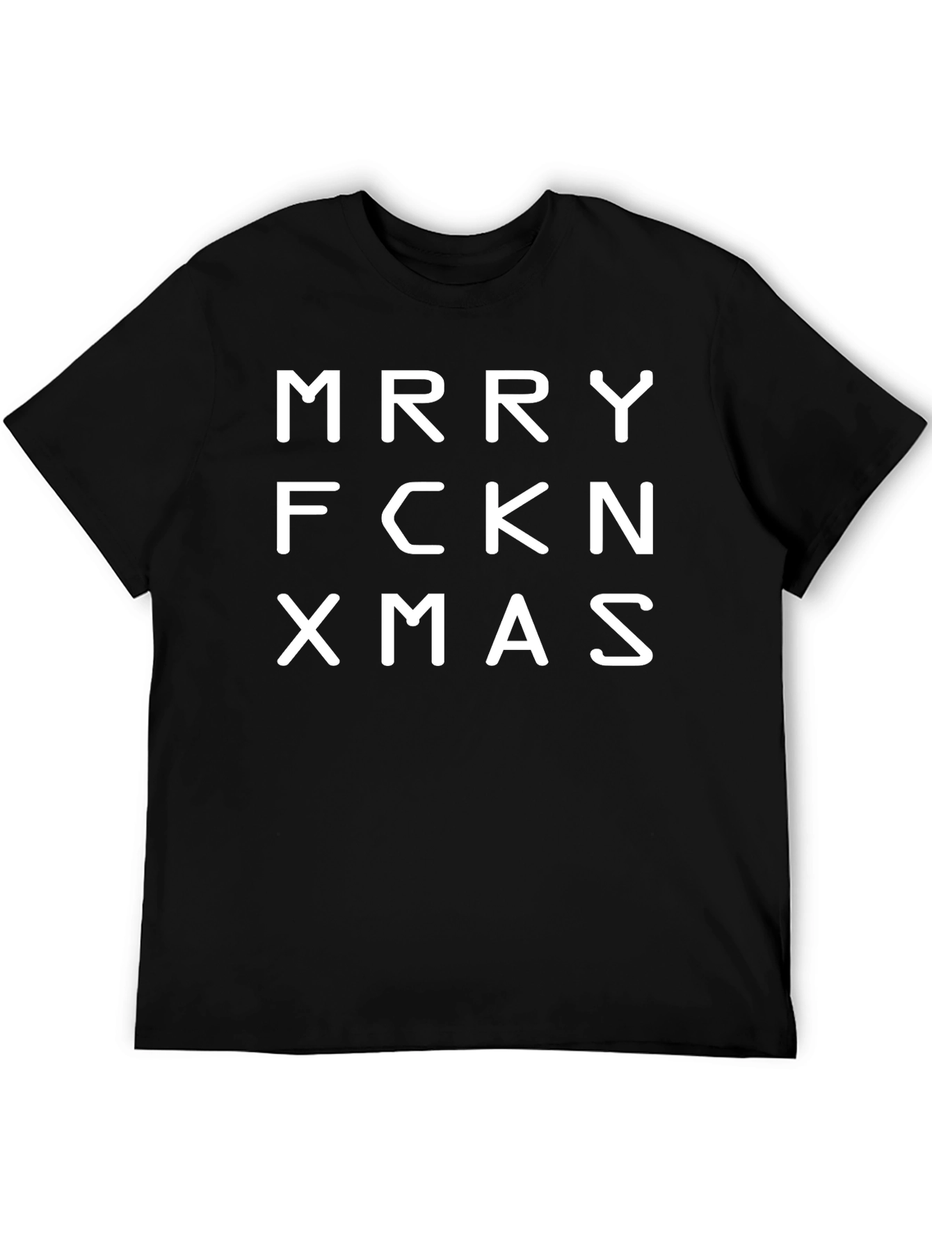 MRRY FCKN XMAS Graphic T-Shirt - Funny Christmas Tee