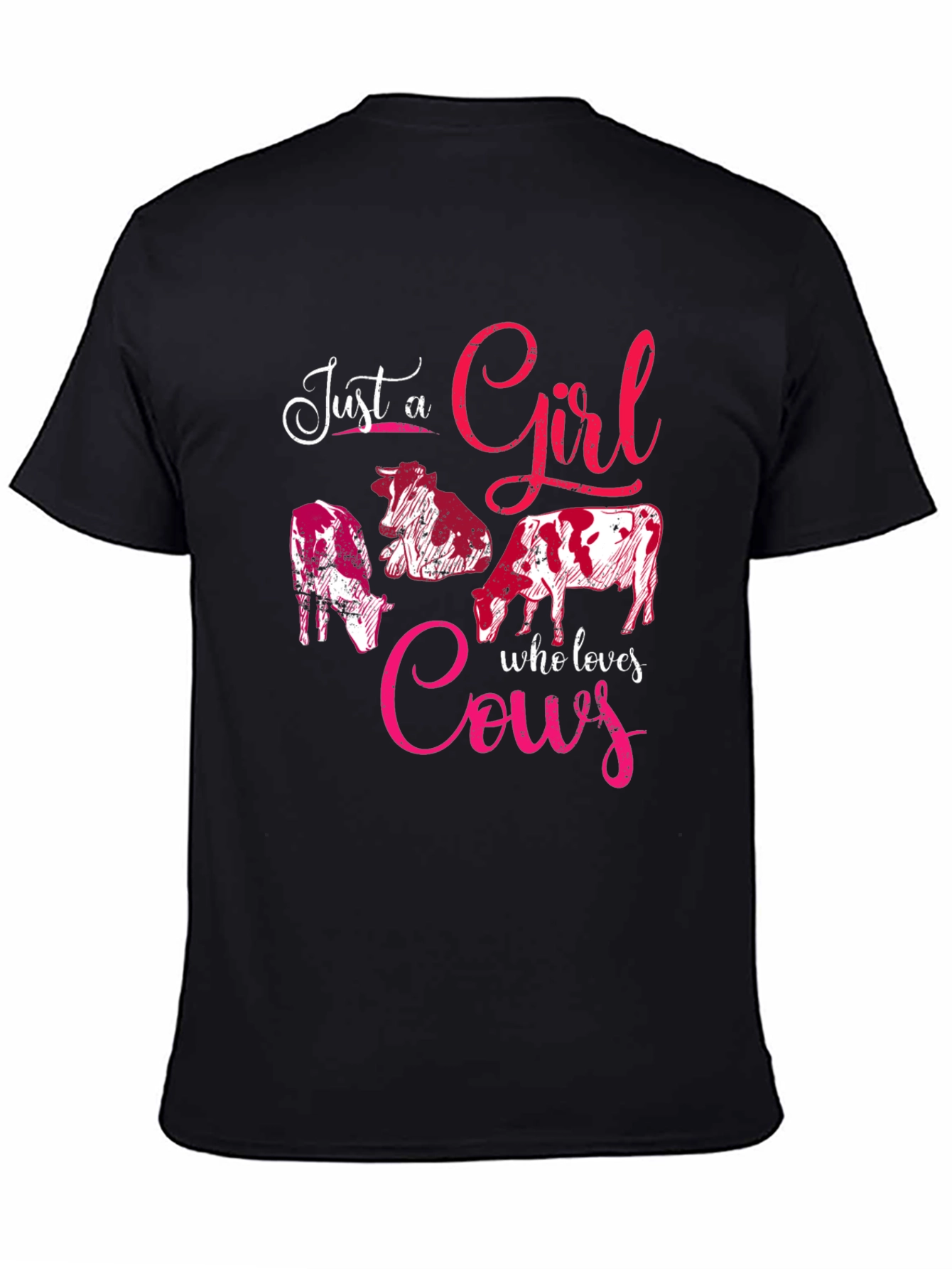 Just A Girl Who Loves Cows Graphic Tee