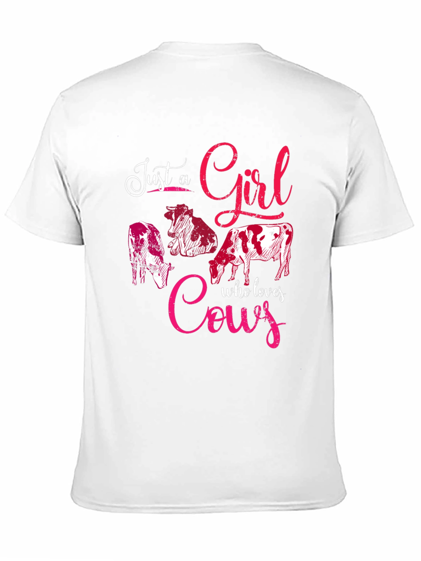 Just A Girl Who Loves Cows Graphic Tee