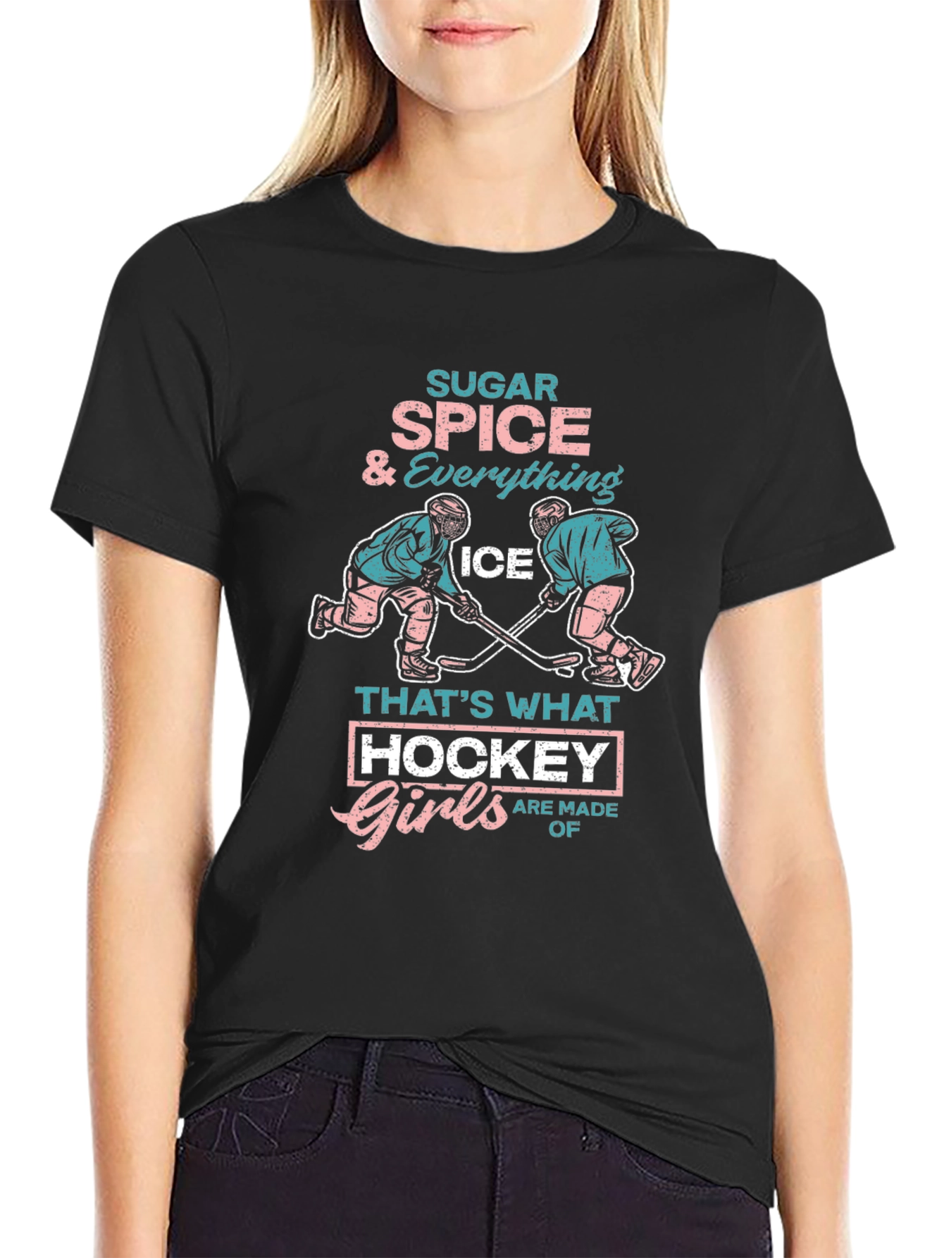 Sugar Spice Hockey Girls T-Shirt